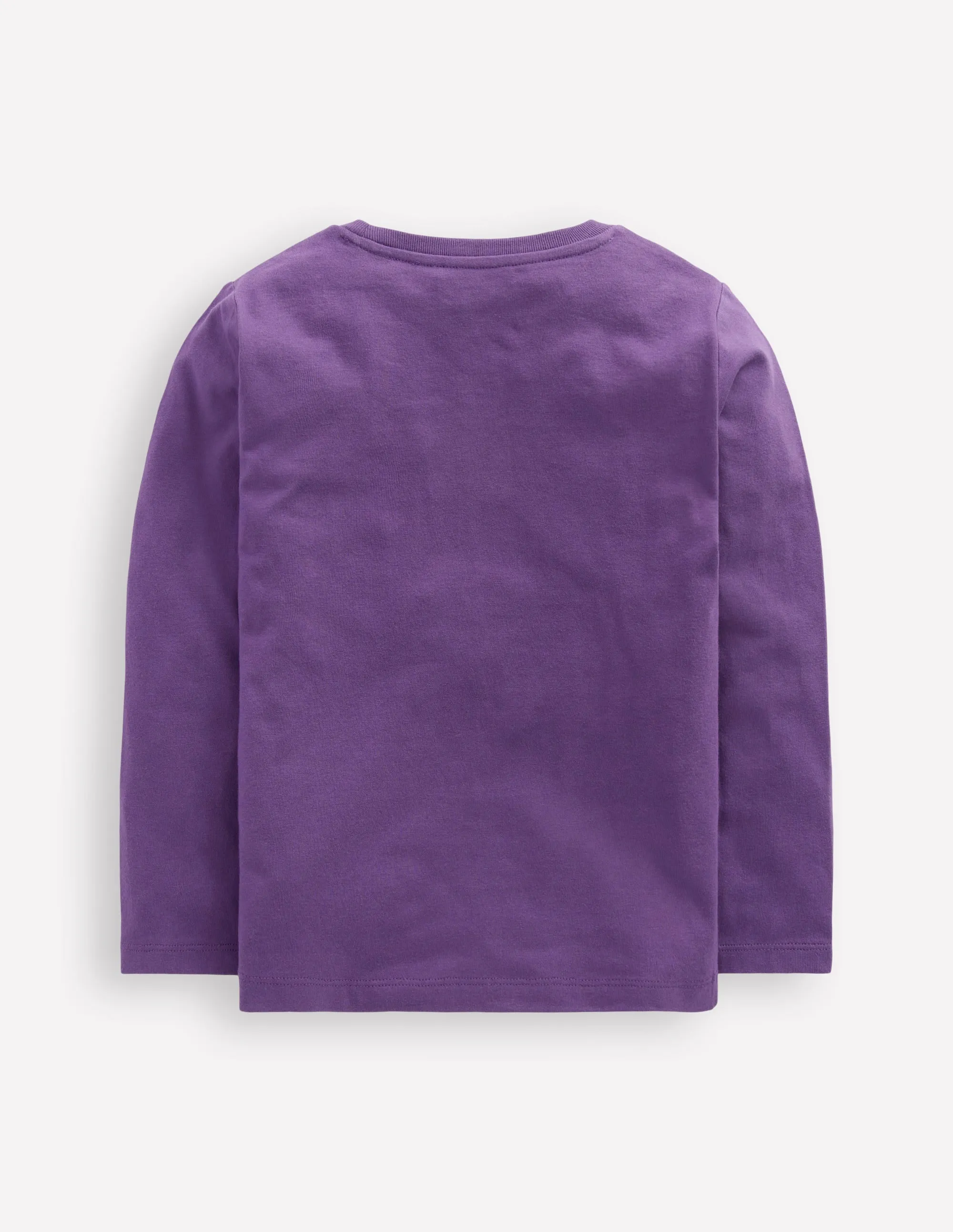 Non Restrictive Fit TurtleneckDesign Glow Superstitch T-shirt-Mystic Purple Bat