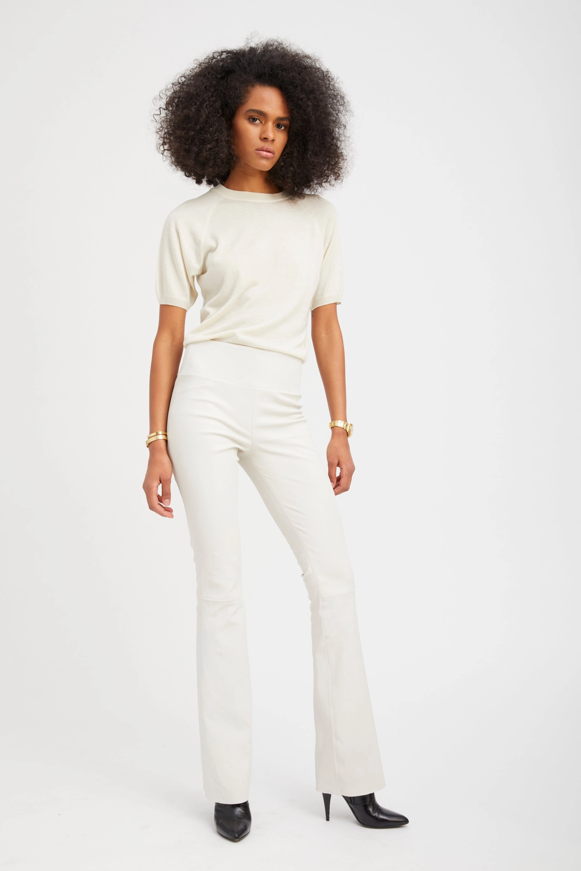 Balanced Fit Non See For Kids Shell Leather Micro Flare