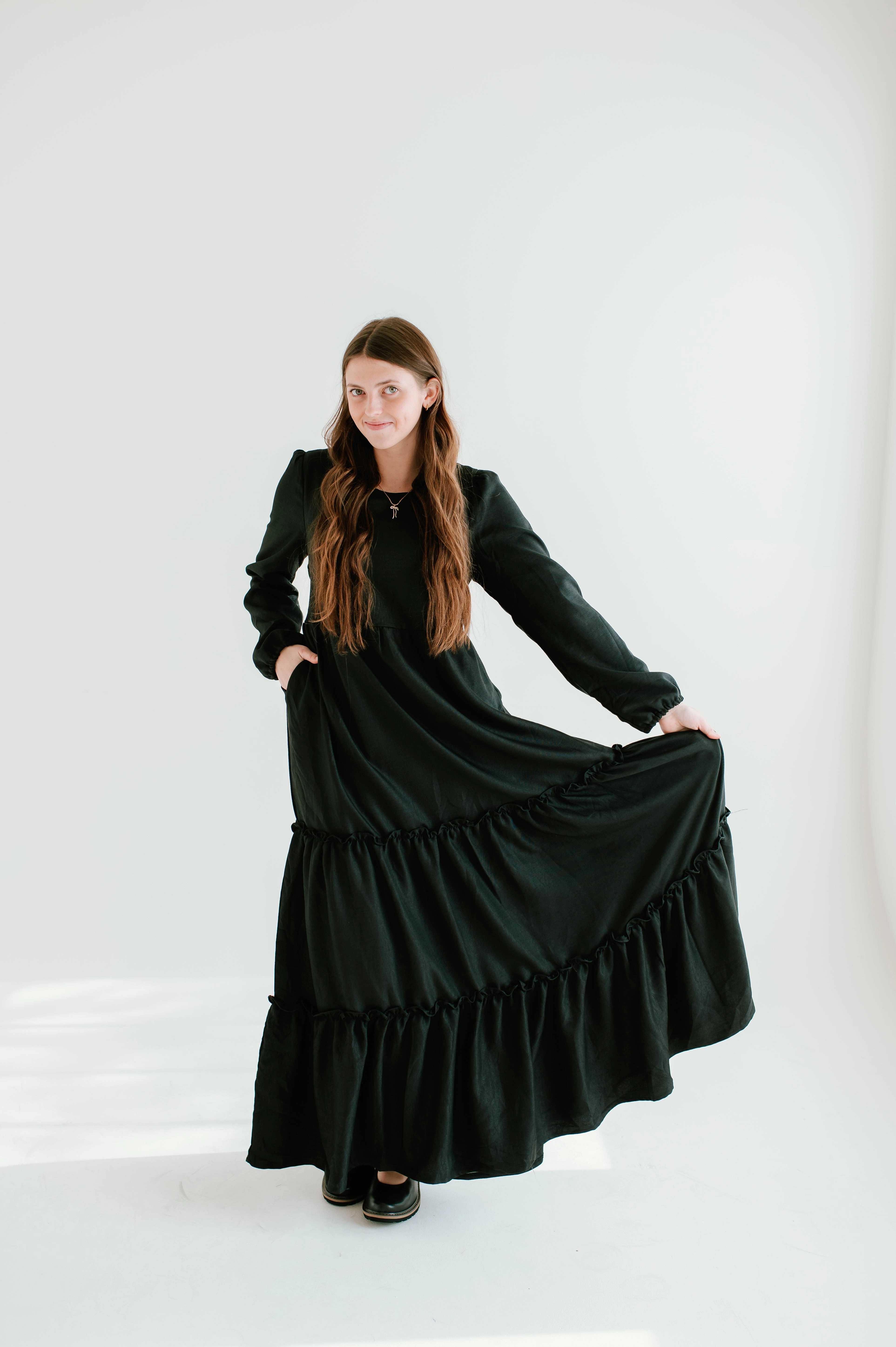 Autumn-Season ContrastStitching Revekalei Concert Dress