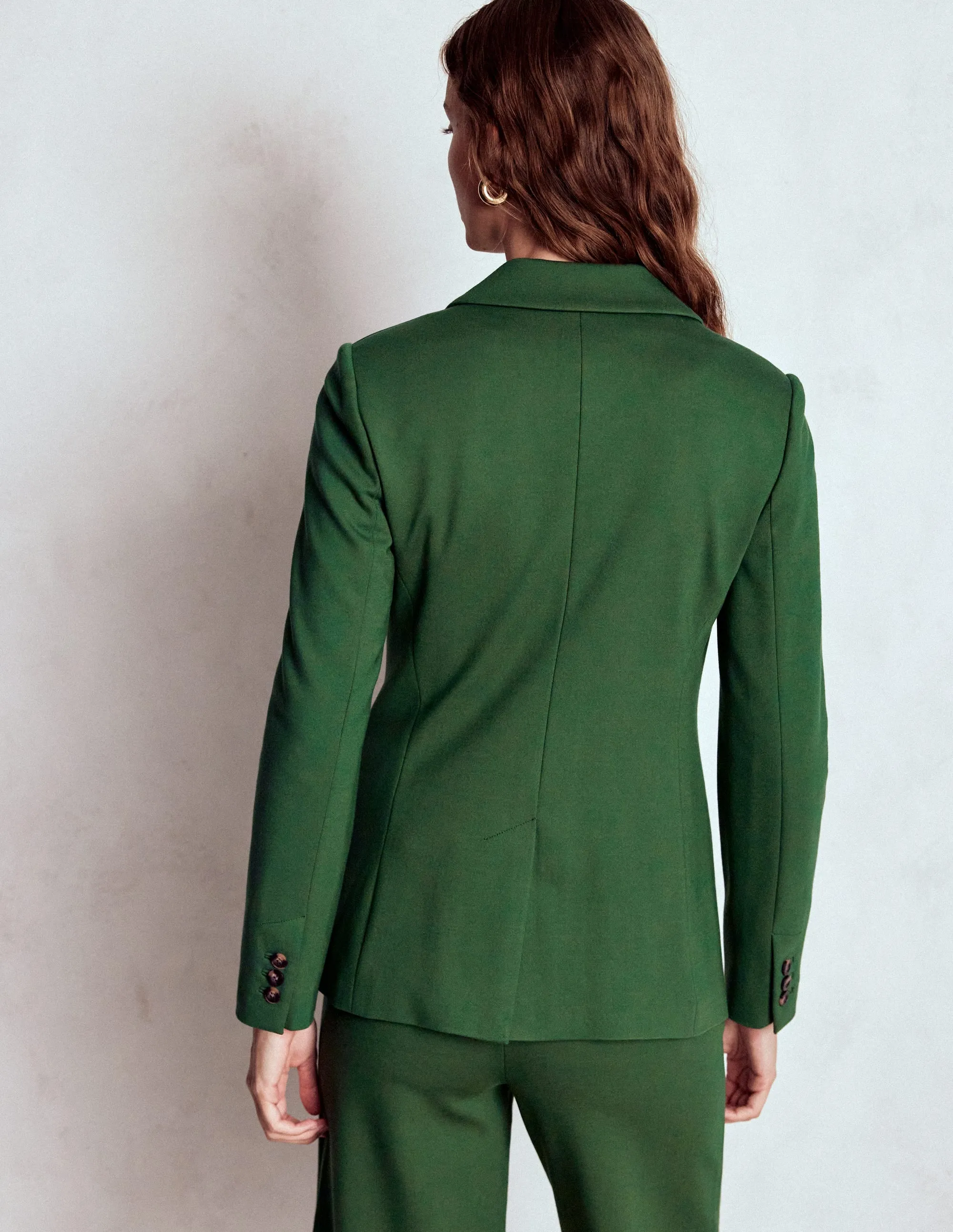 Light Day Jacket Marylebone Ponte Blazer-Hunter green