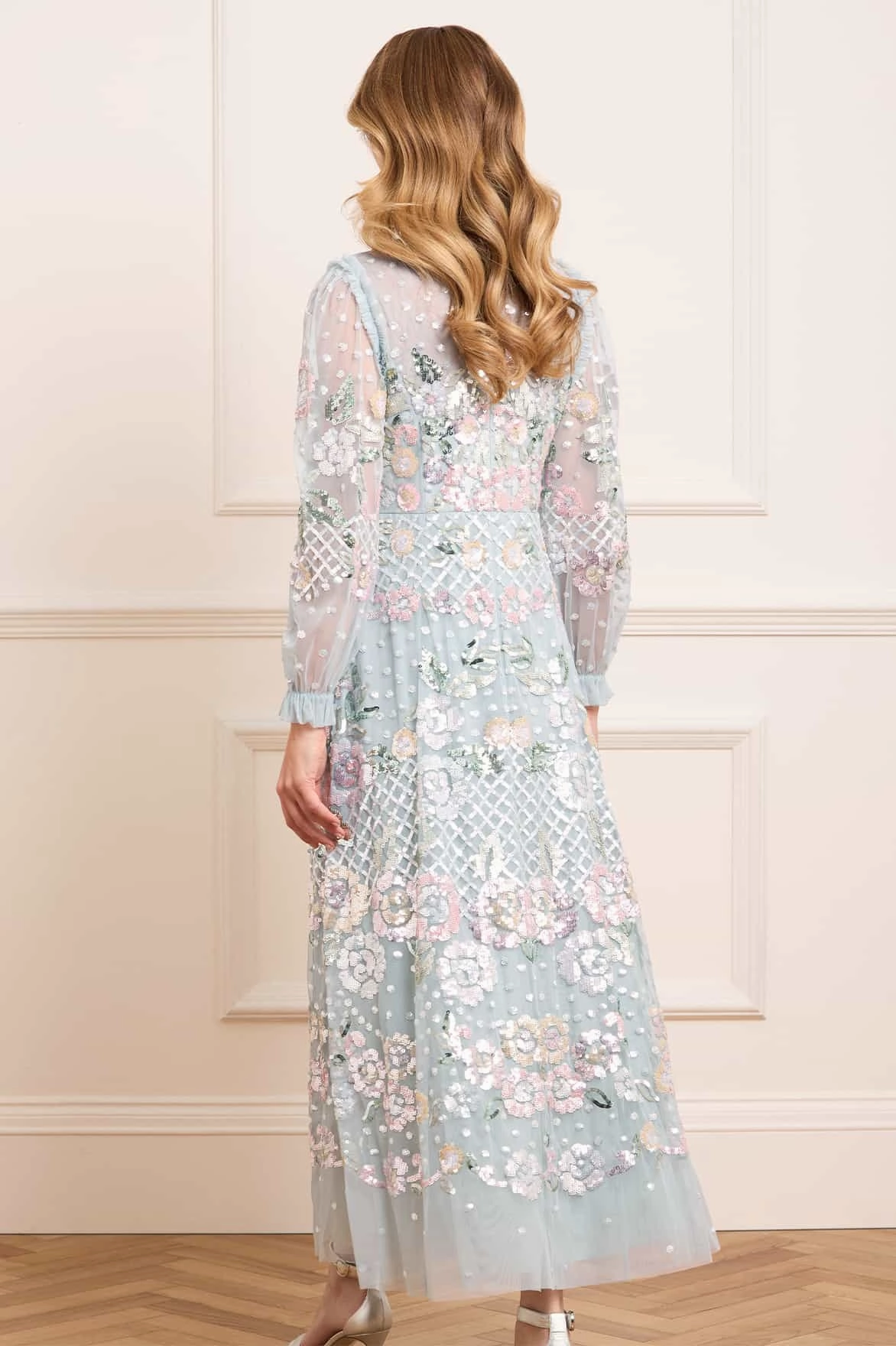 Mature Glam Water-resistant Rosalie Ankle Gown