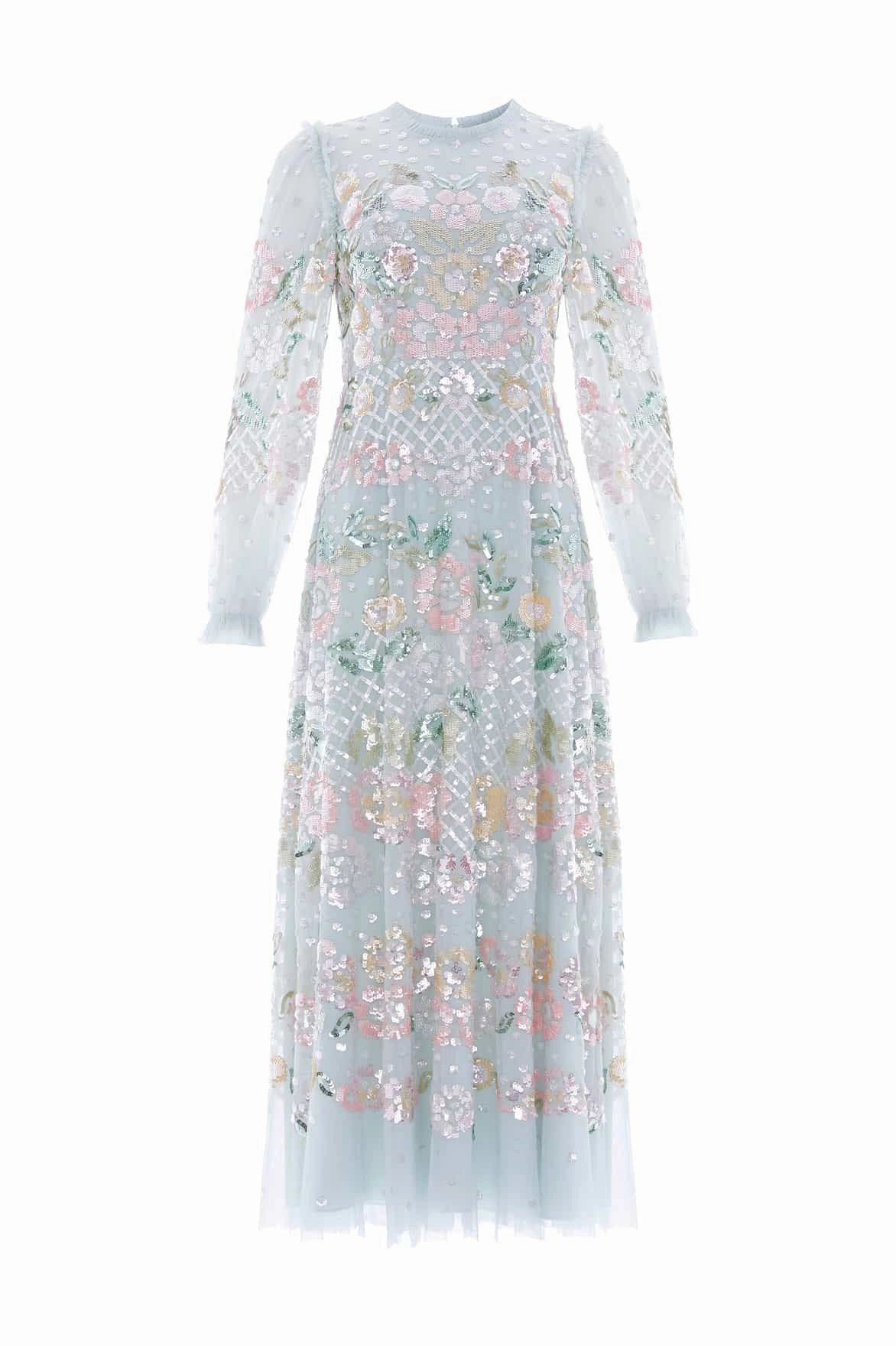 Figure-Skimming Rosalie Ankle Gown