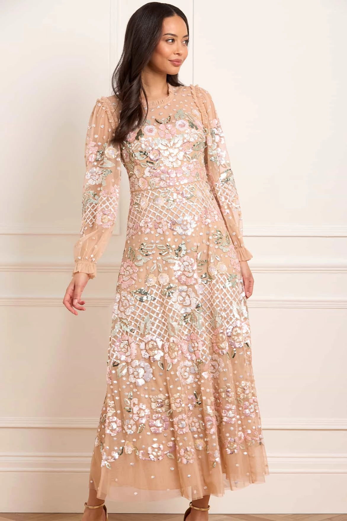 Rosalie Ankle Gown Fresh Color