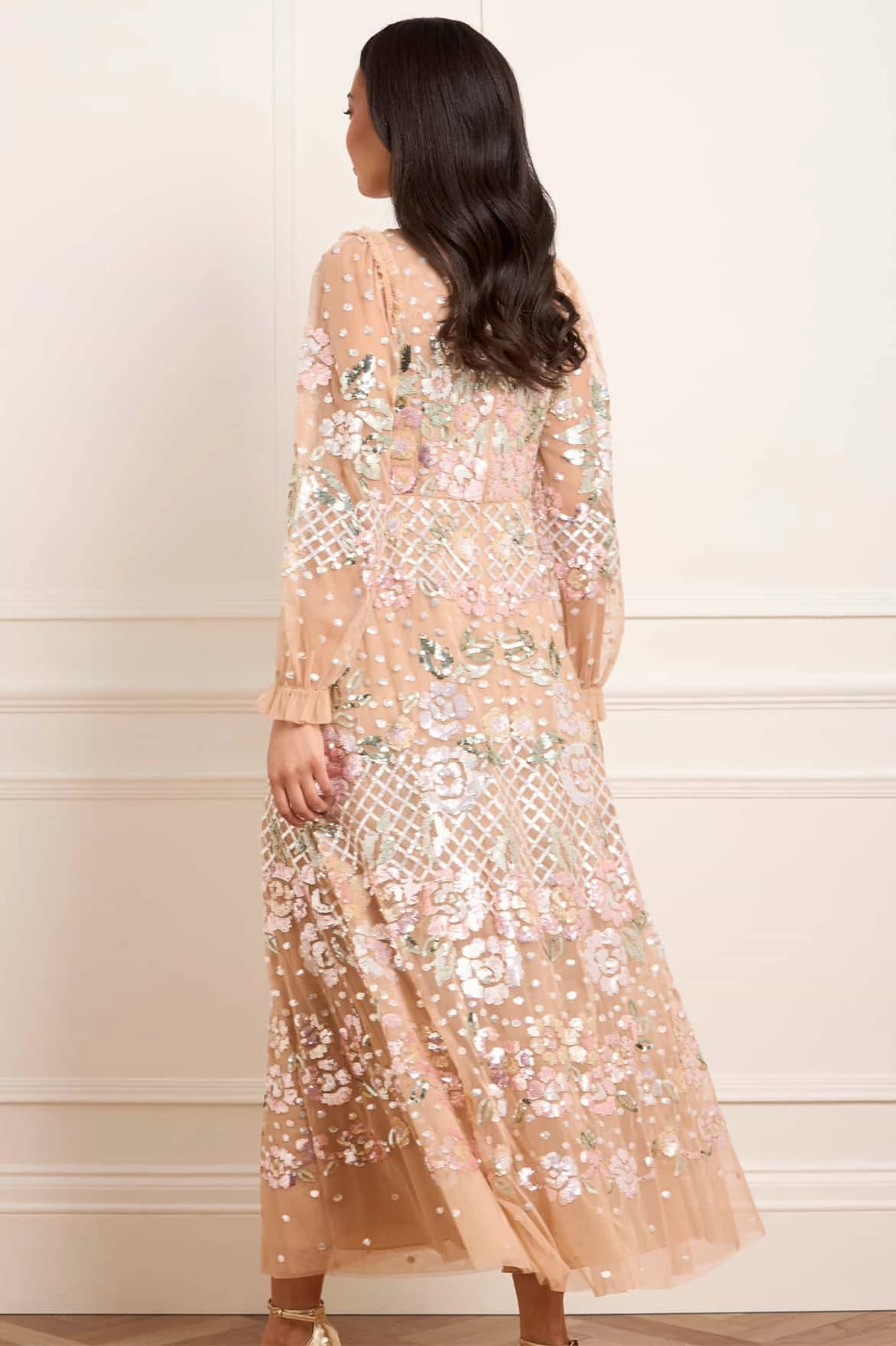 Rosalie Ankle Gown Wide Hemline Body Ease