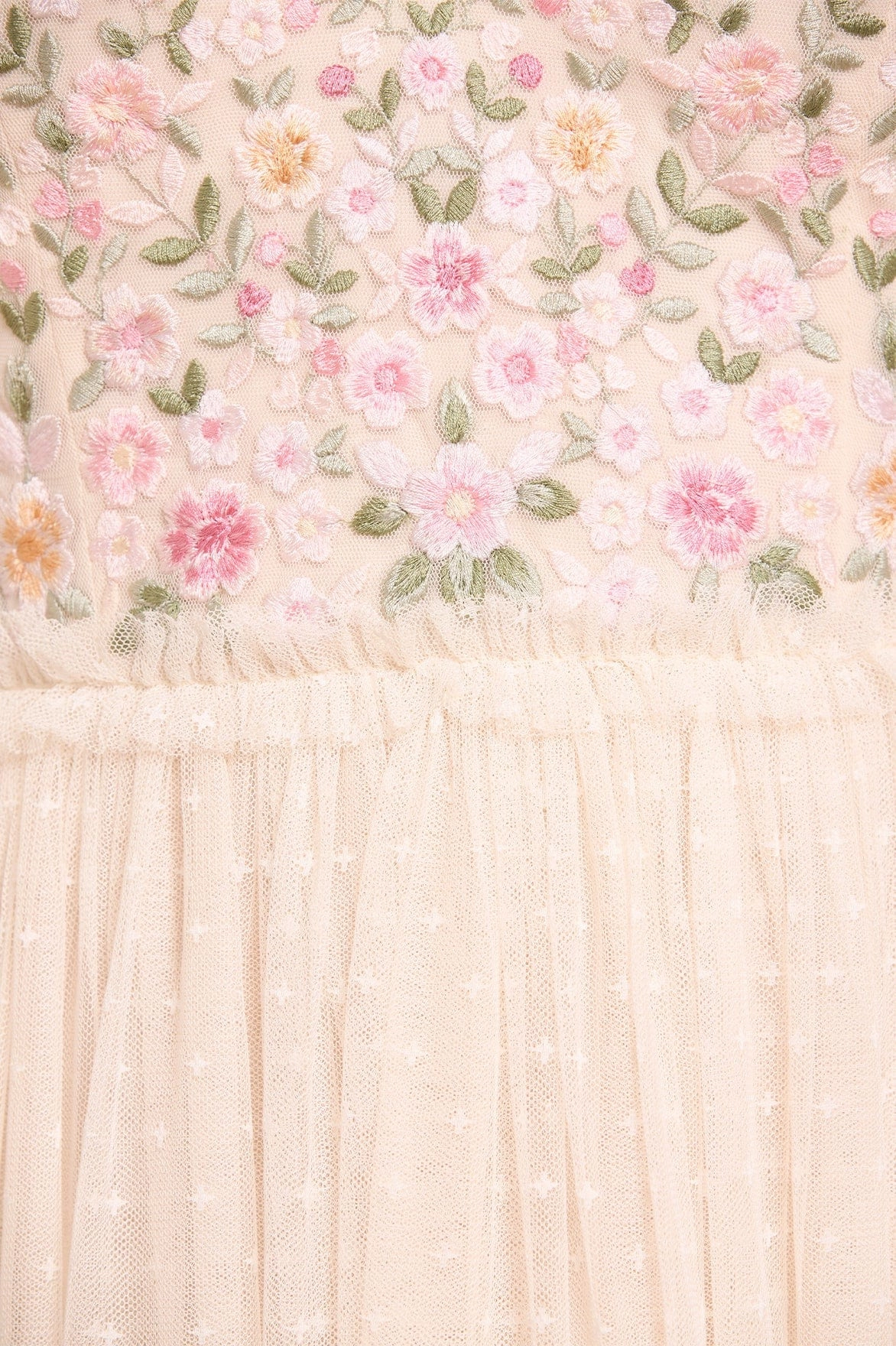 Rosie Lace Bodice Short Sleeve V-Neck Ballerina Dress Sophisticated Vibe Comfy Flex