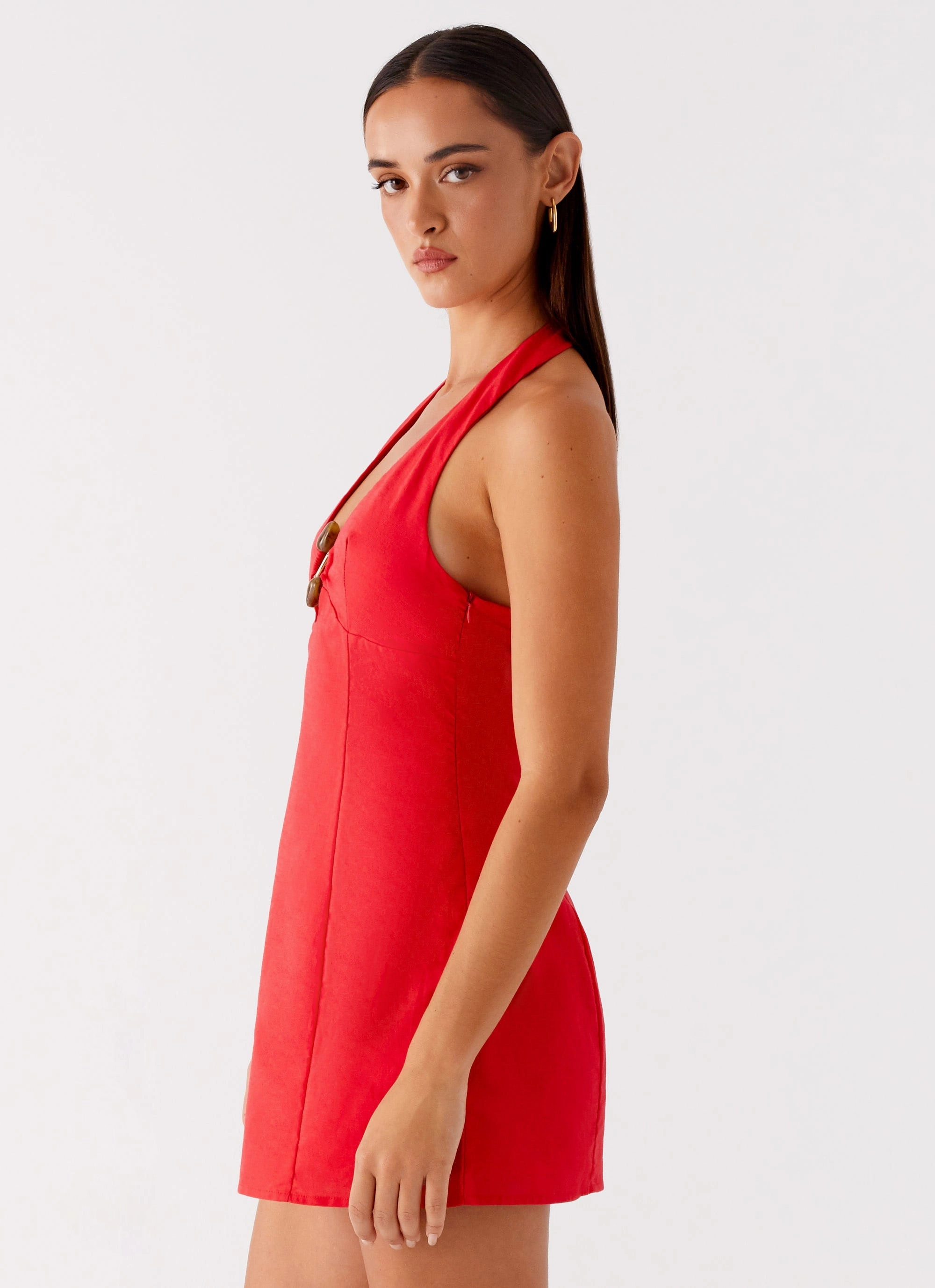Roxe Mini Dress - Red
