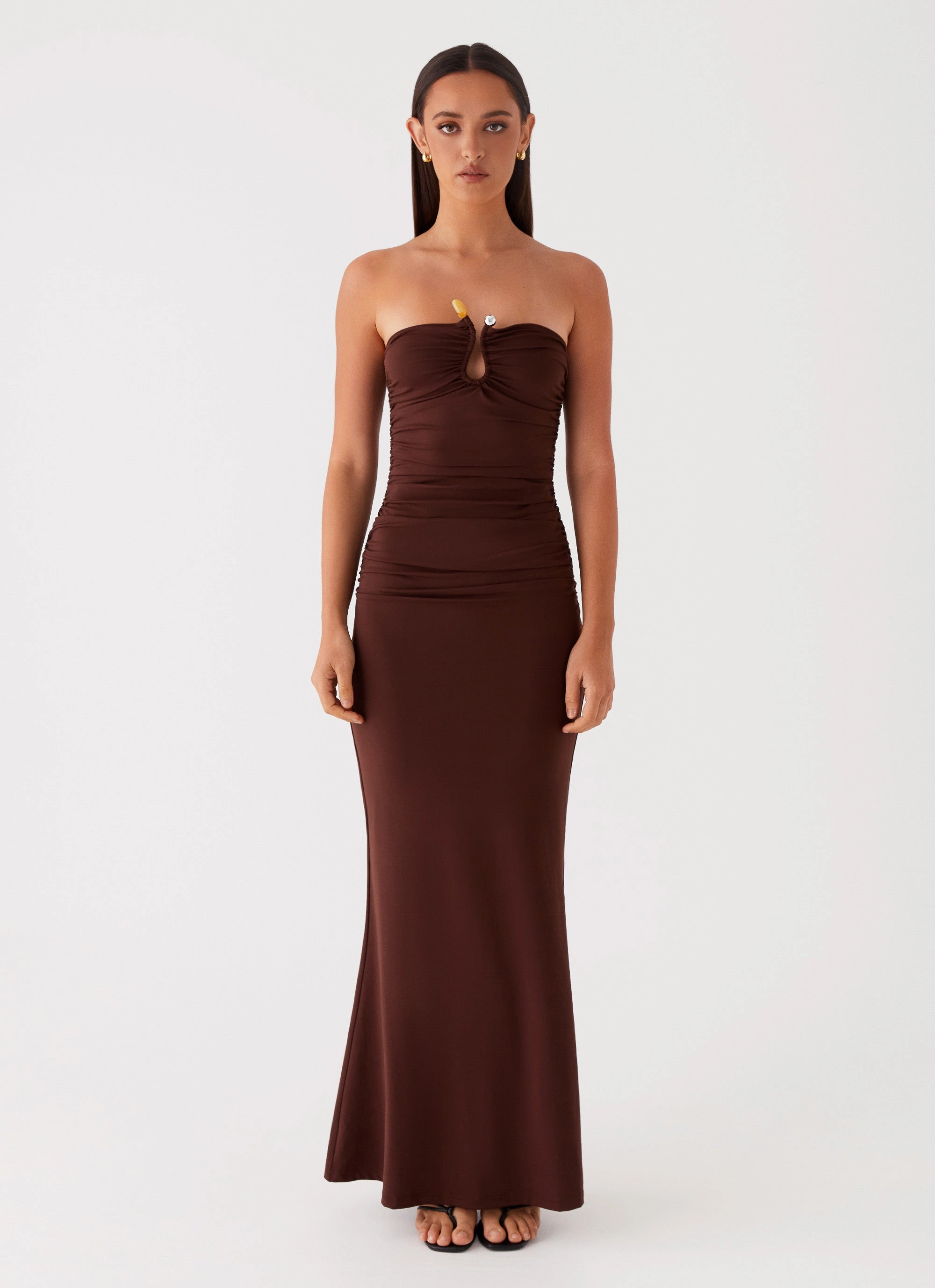 Rudy Maxi Dress - Brown