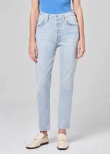 Classic Five Pocket Jolene High Rise Straight in Ace High