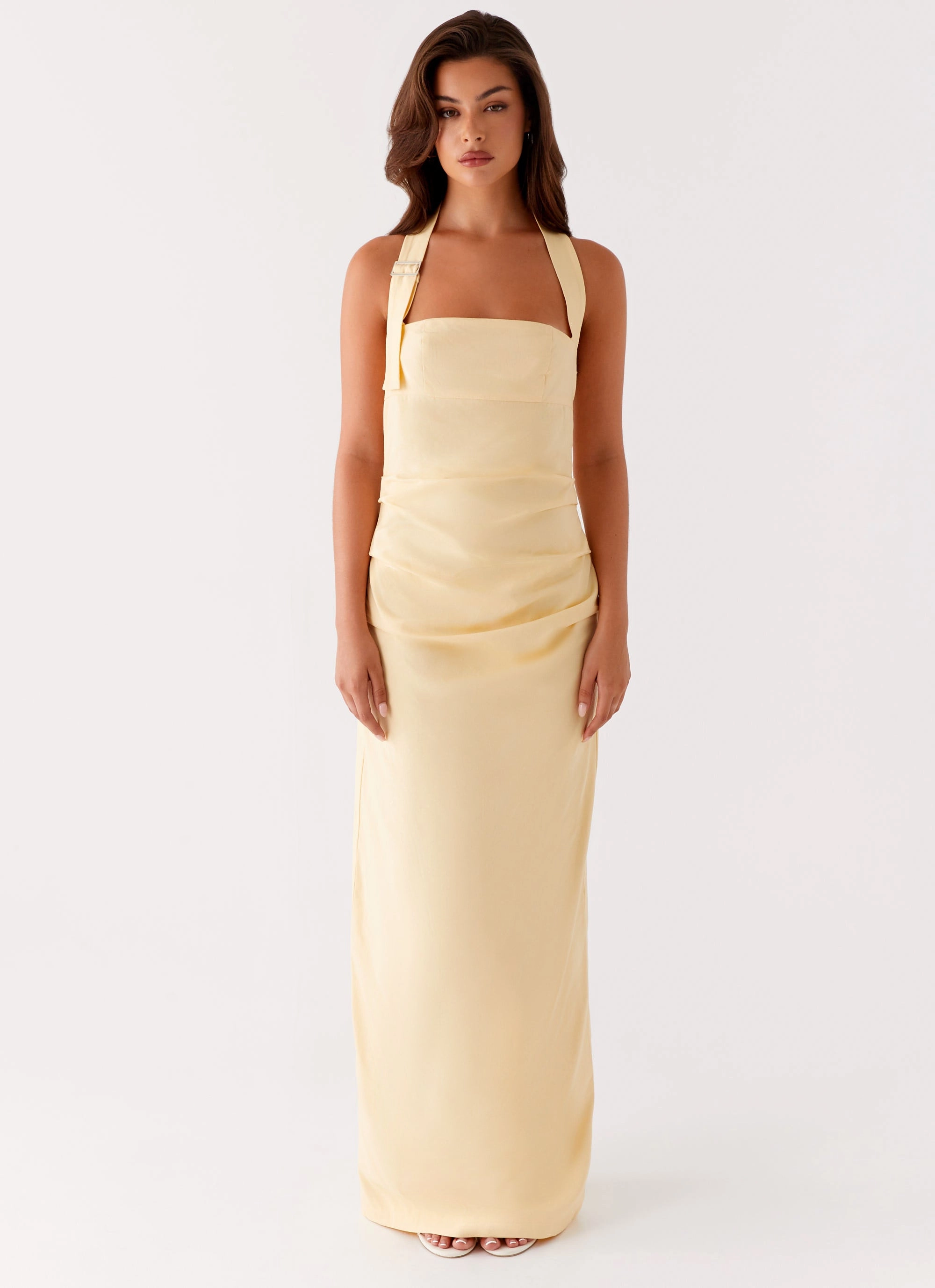 Rumour Has it Maxi Dress - Yellow
