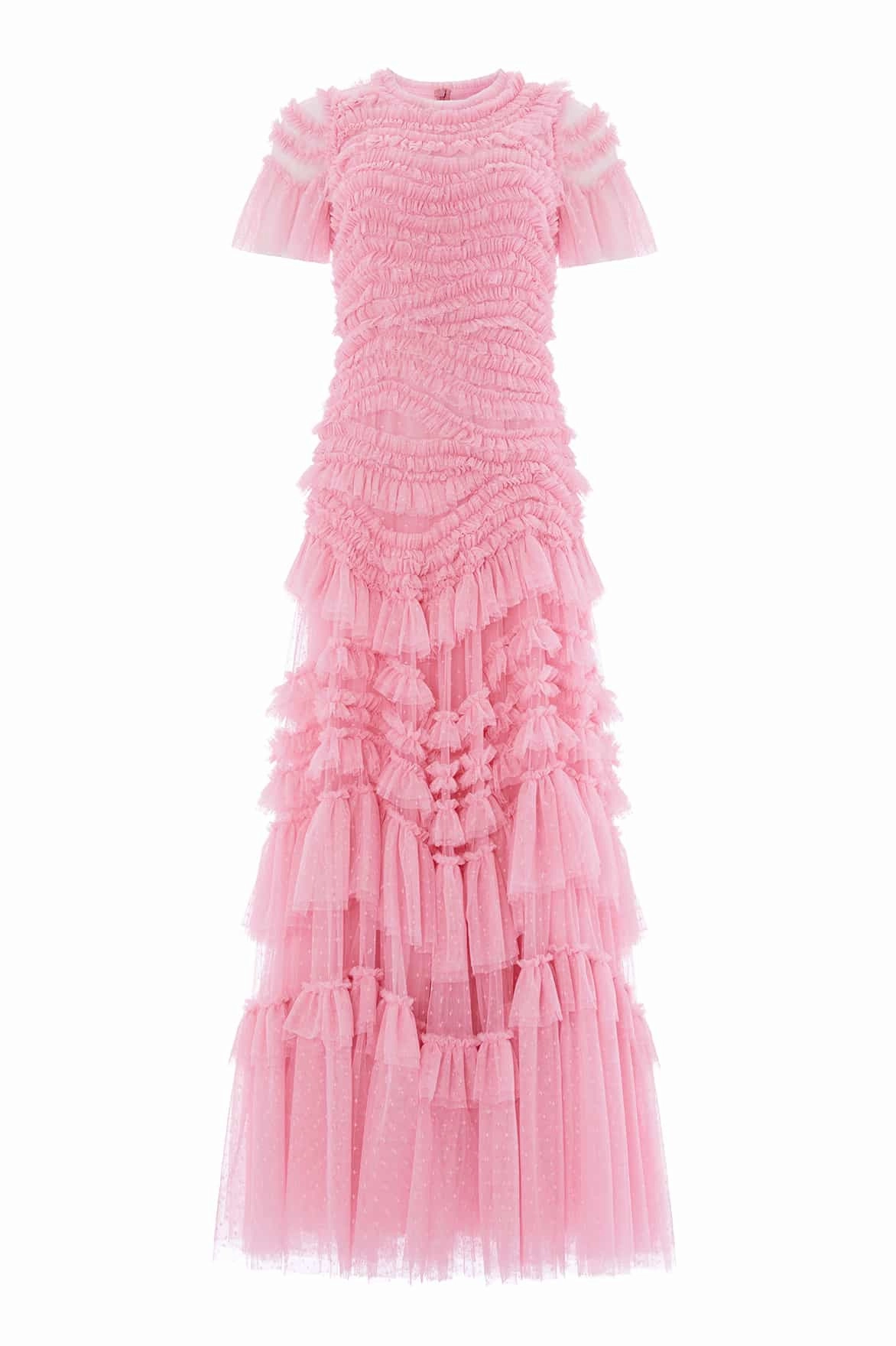 Chic Comfort Wild Rose Short Sleeve Gown