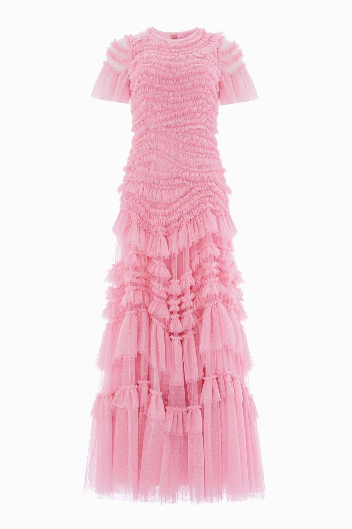 Chill Moment Wild Rose Short Sleeve Gown