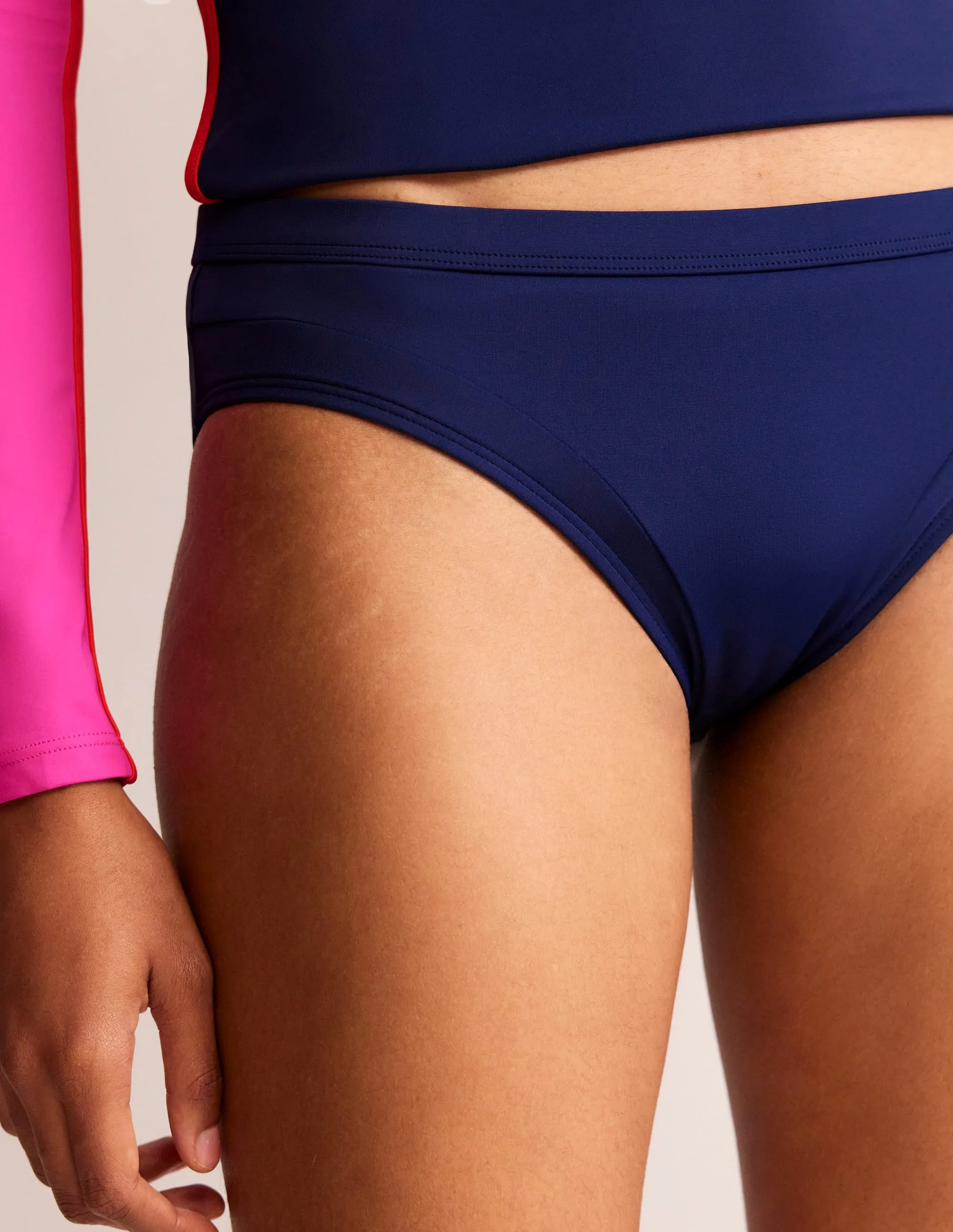 Santorini Bikini Bottoms-French Navy Cheeky-Fit Party-Ready