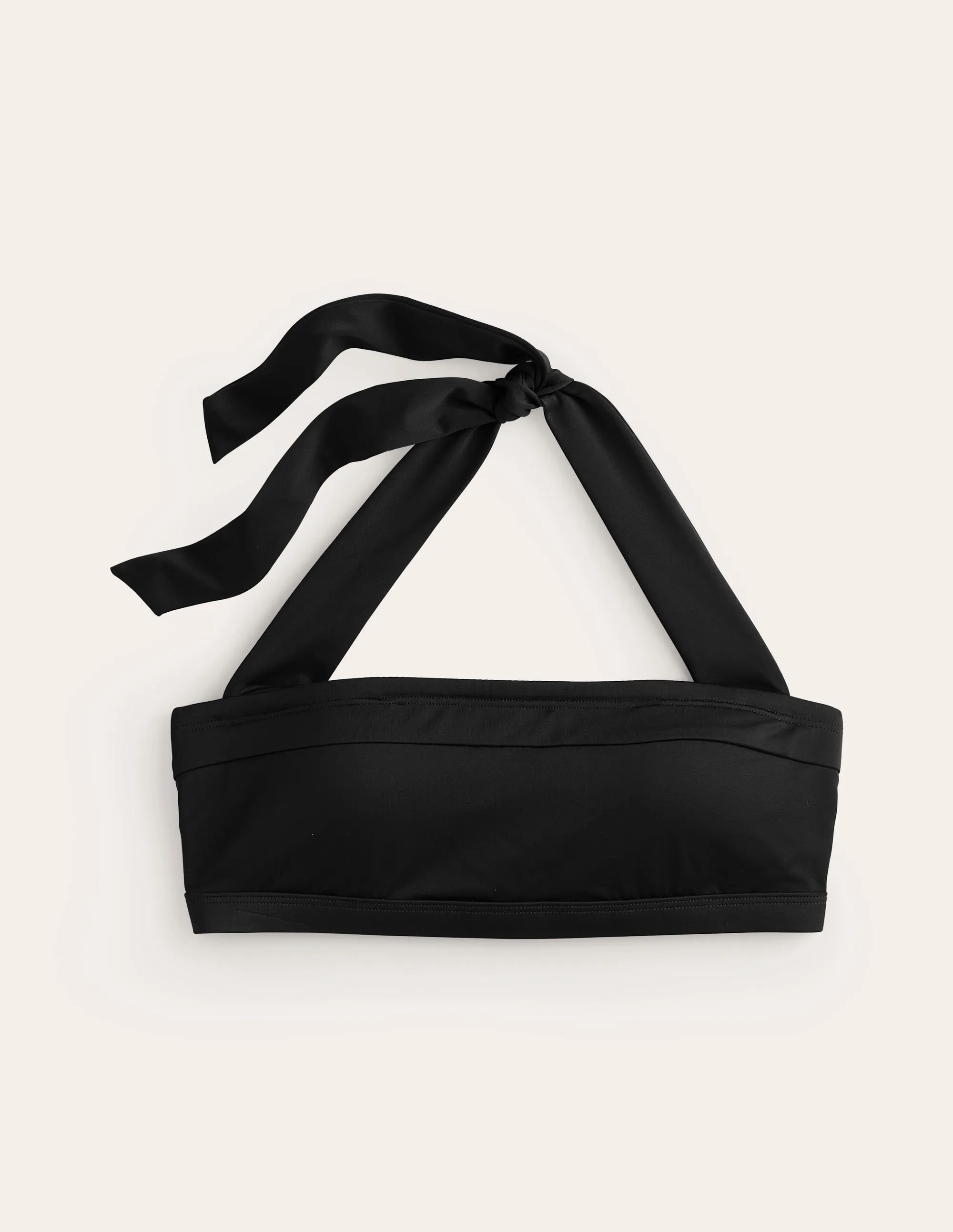 Santorini Bikini Top-Black Resort Collection Lightweight Mesh