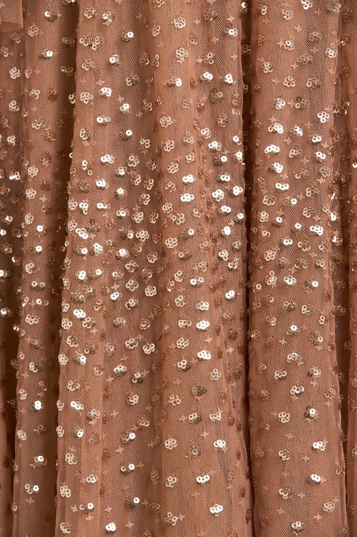 Scatter Dot Round Neck Ankle Gown Silky Movement Style Upgrade