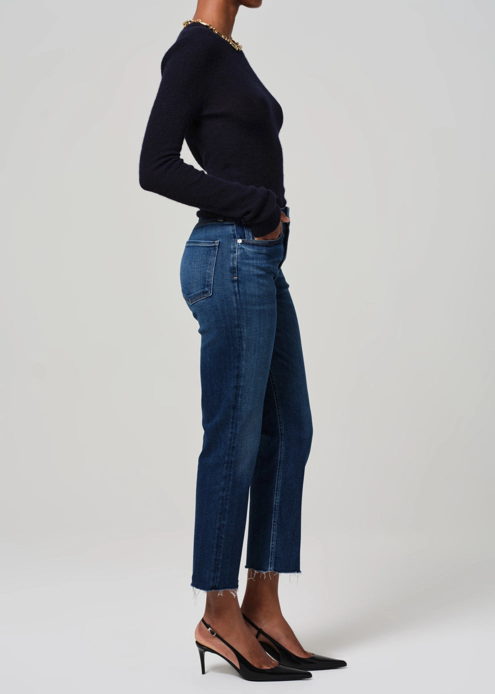 Soft Aesthetic Streetwear Essential Caia Straight in Regency