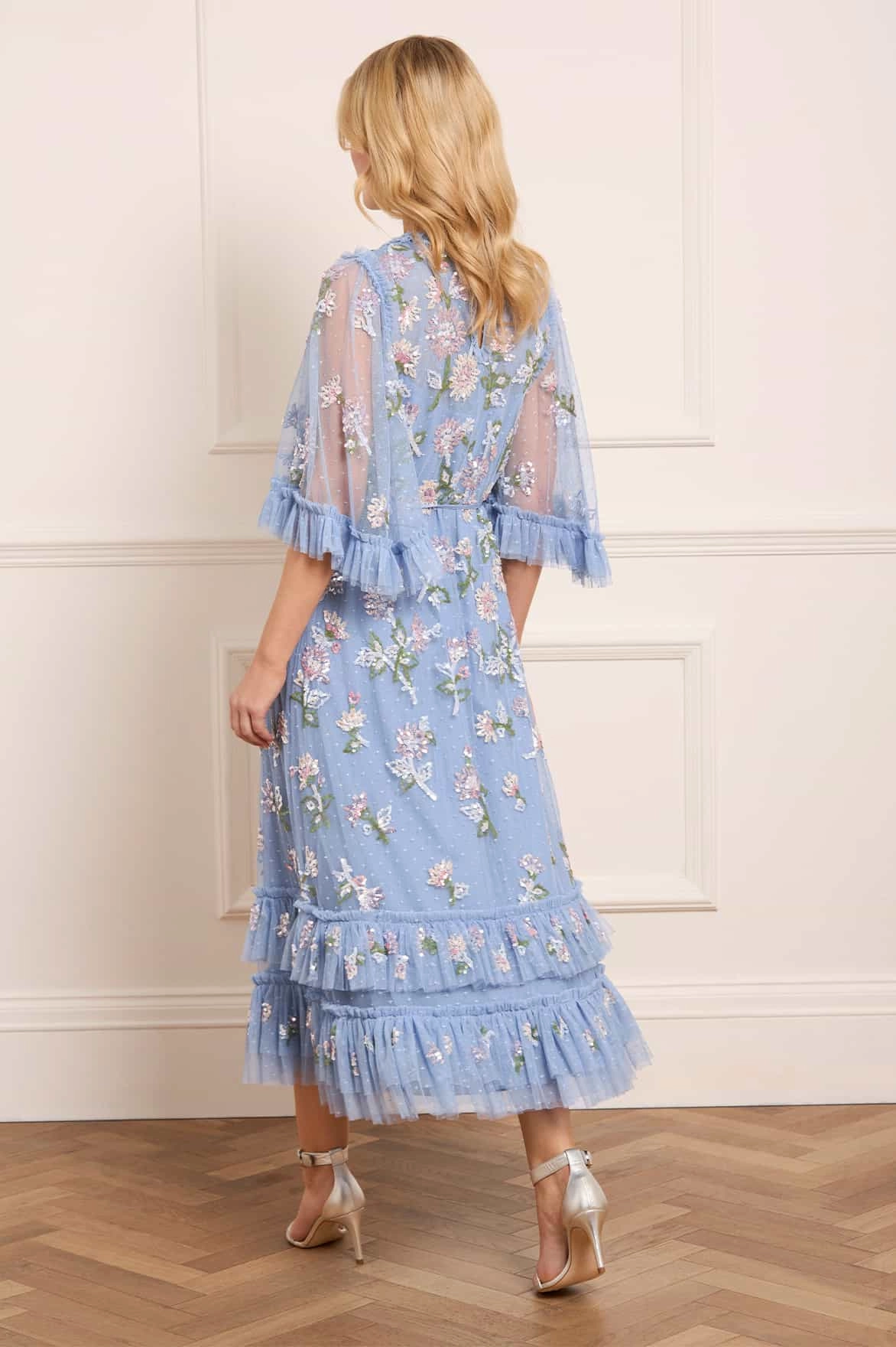 Sequin Dandelion Gloss Ballerina Dress Evening Tone