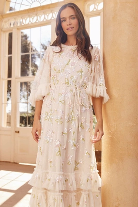 Sequin Dandelion Gloss Ballerina Dress Art Spirit Edgy Layers