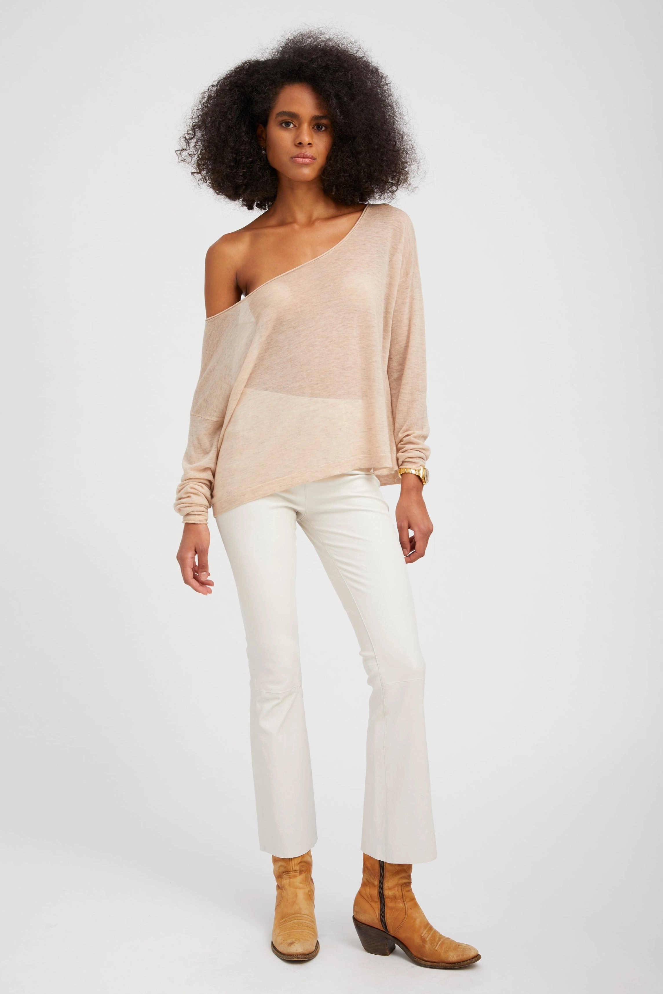 Fit Control Shell Leather Ankle Flare