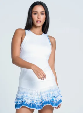Hypoallergenic Lining Shibori Stripe Tank
