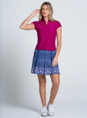 Shimmer On Short Sleeve FlatlockSeams