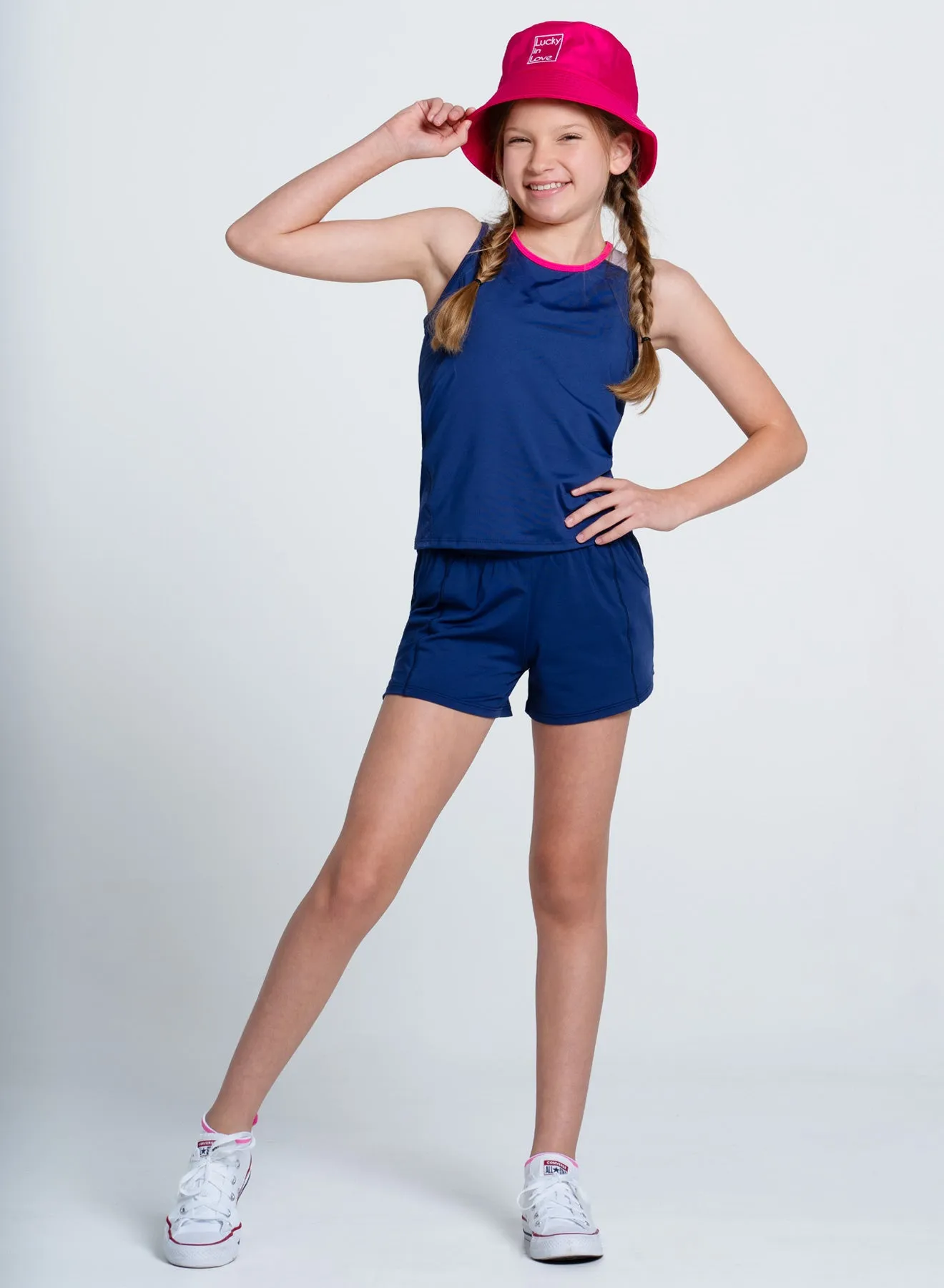 Comfortable Collar Shimmer Tank