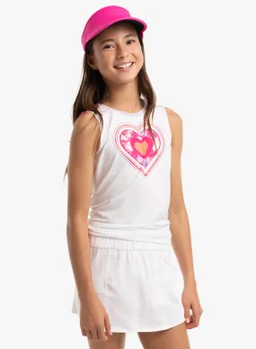 Shock N' Love Tie Back Tank Athletic Look LayeredCuff