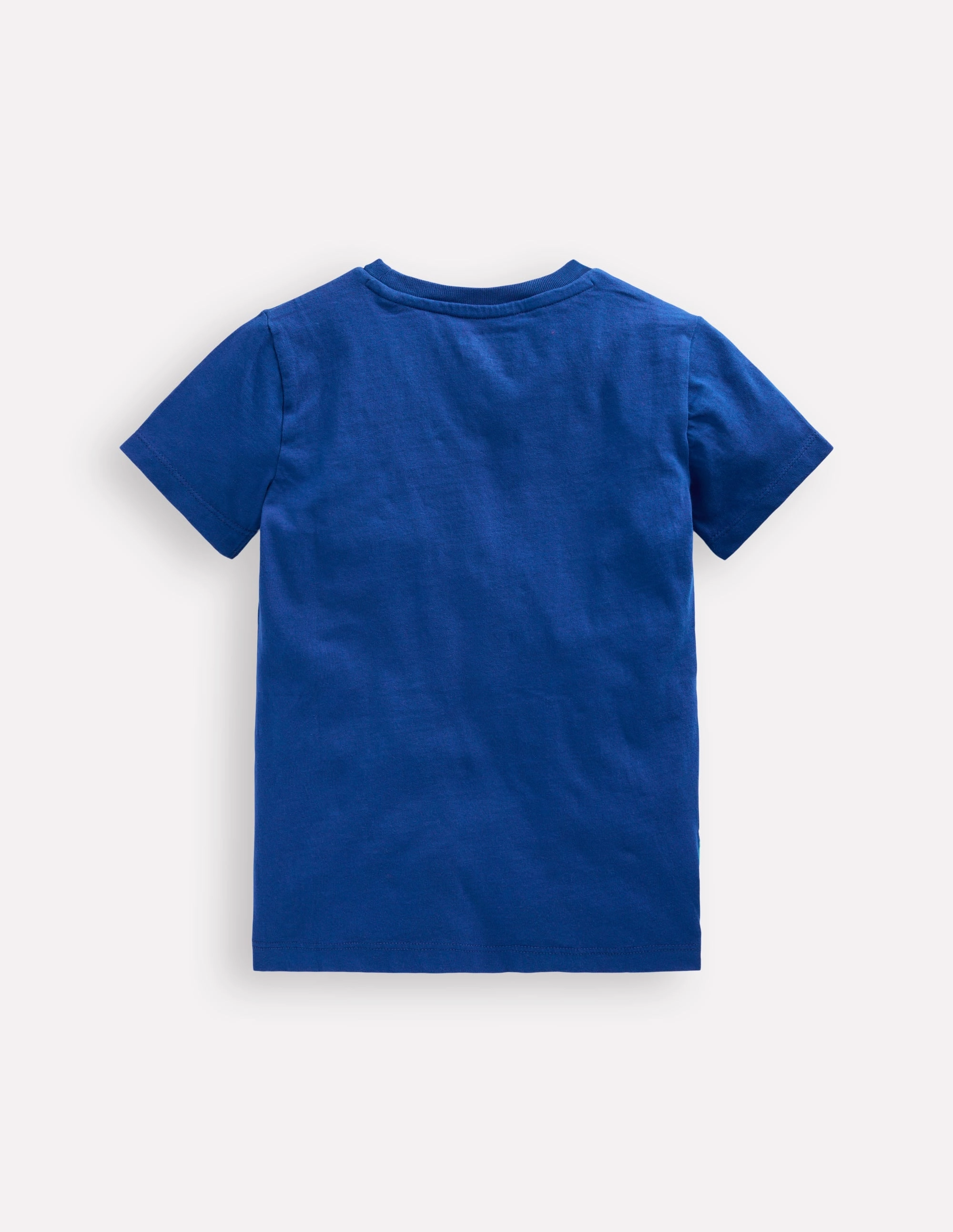 BondedShoulderTaping Short Sleeve Appliqu T-shirt-Dino Space