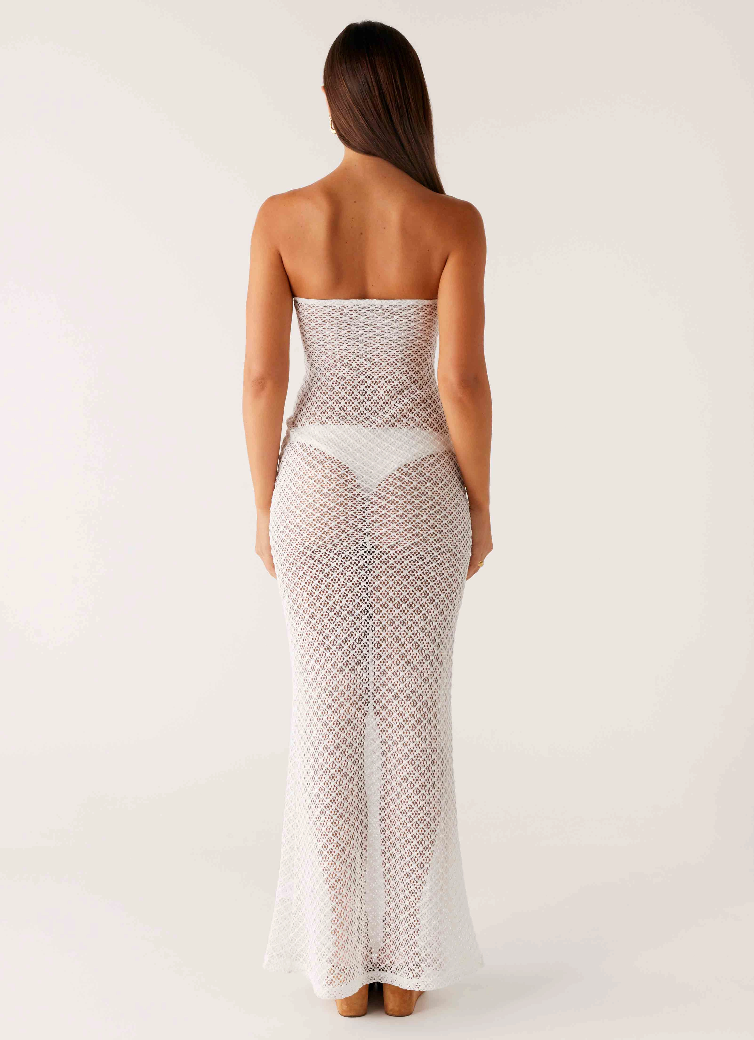 Showcase Crochet Maxi Dress - Ivory