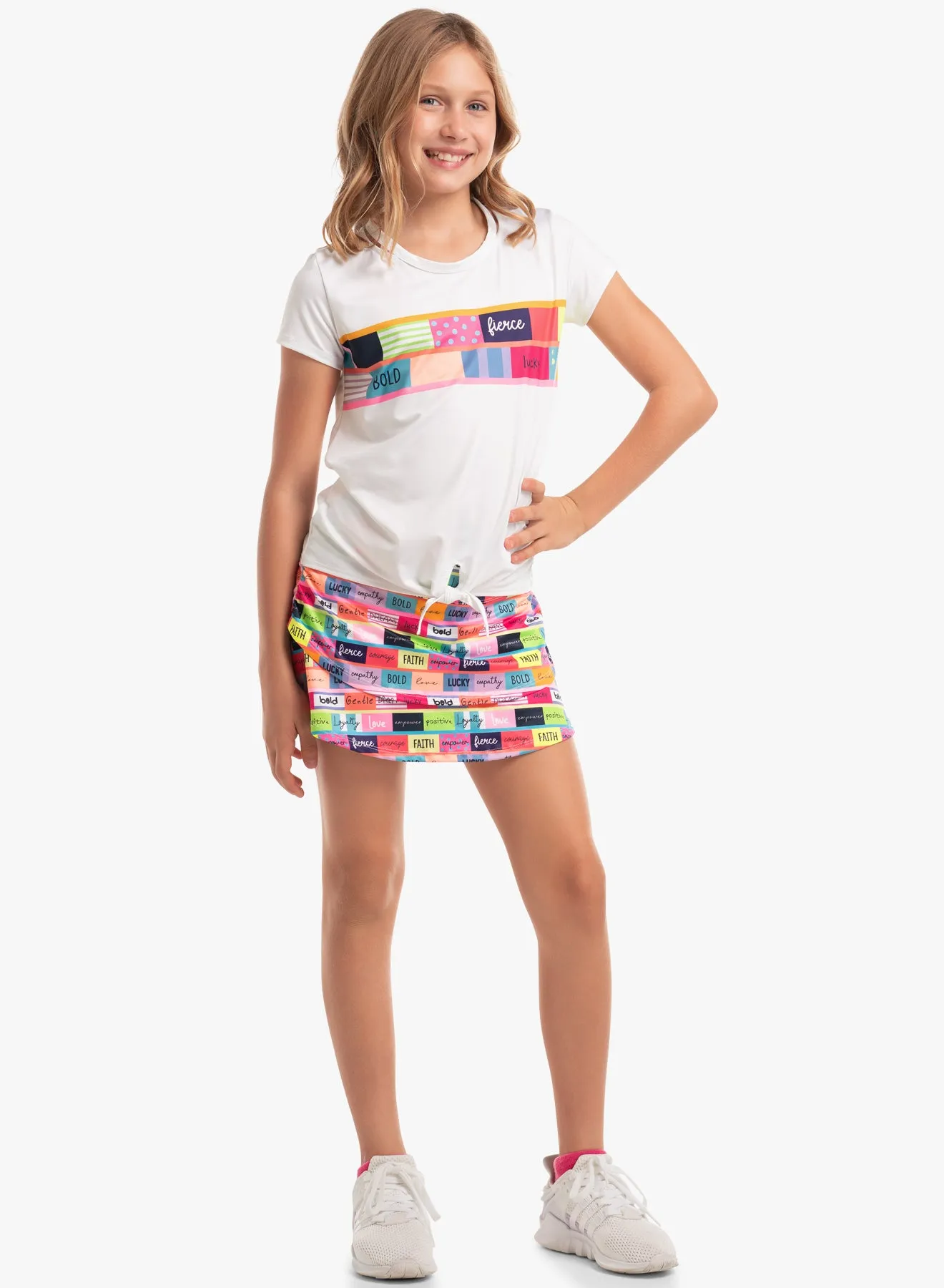 Durable Hem Stitching Reinforced Neckline Motivate Me Short Sleeve