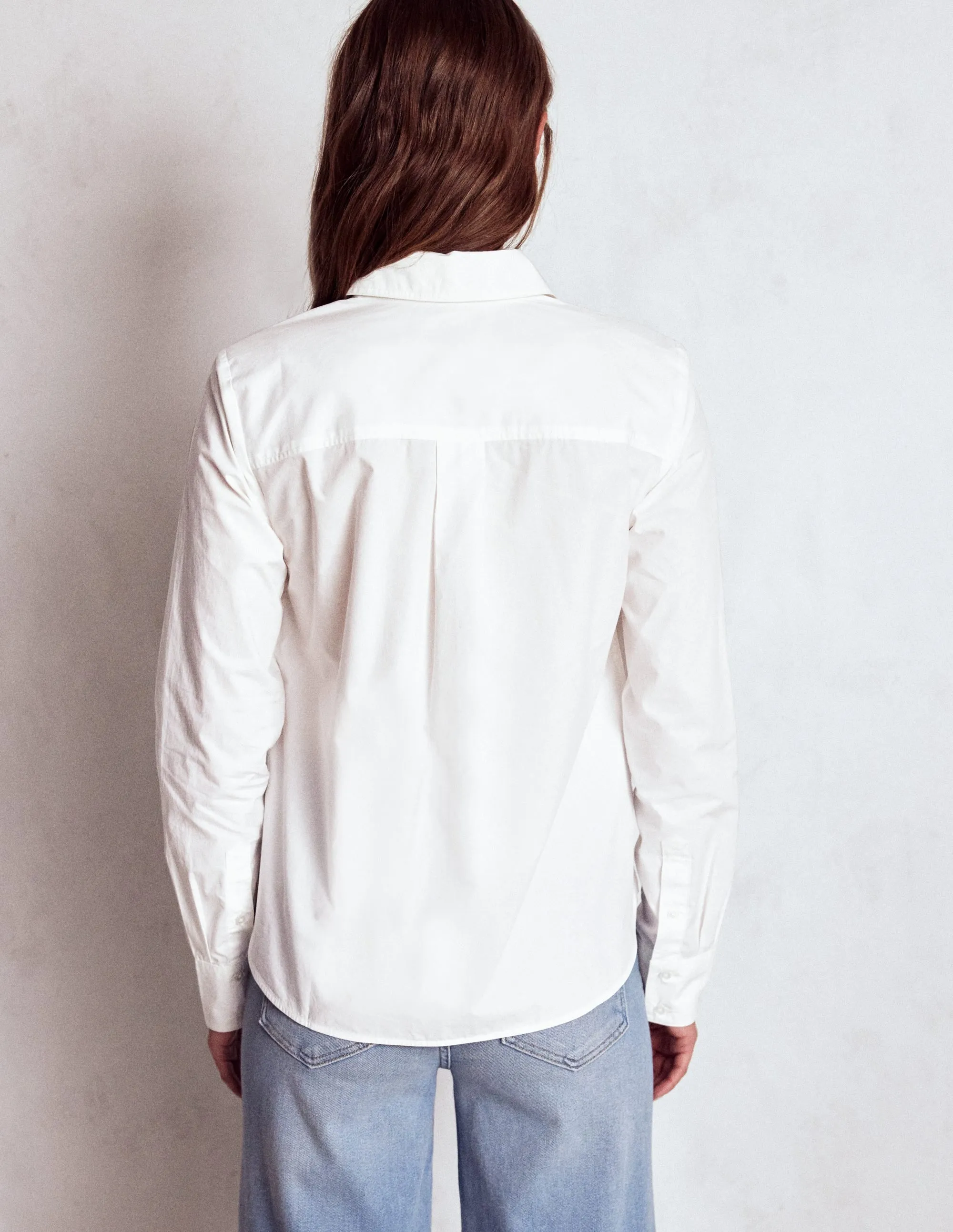 Sienna Cotton Shirt-White EcoCertified Material