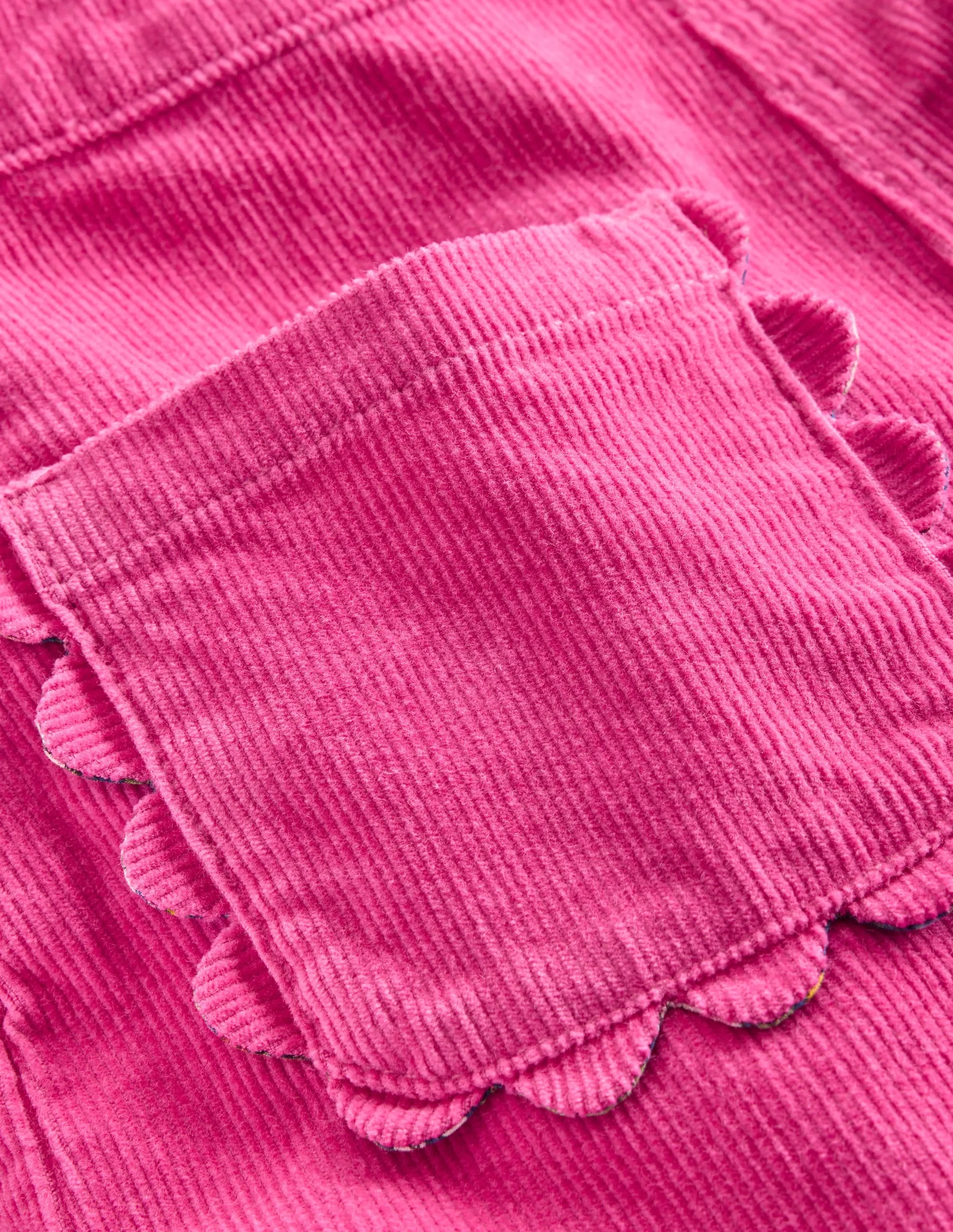 Frill Dungarees-Raspberry Pink Perfectly Styled