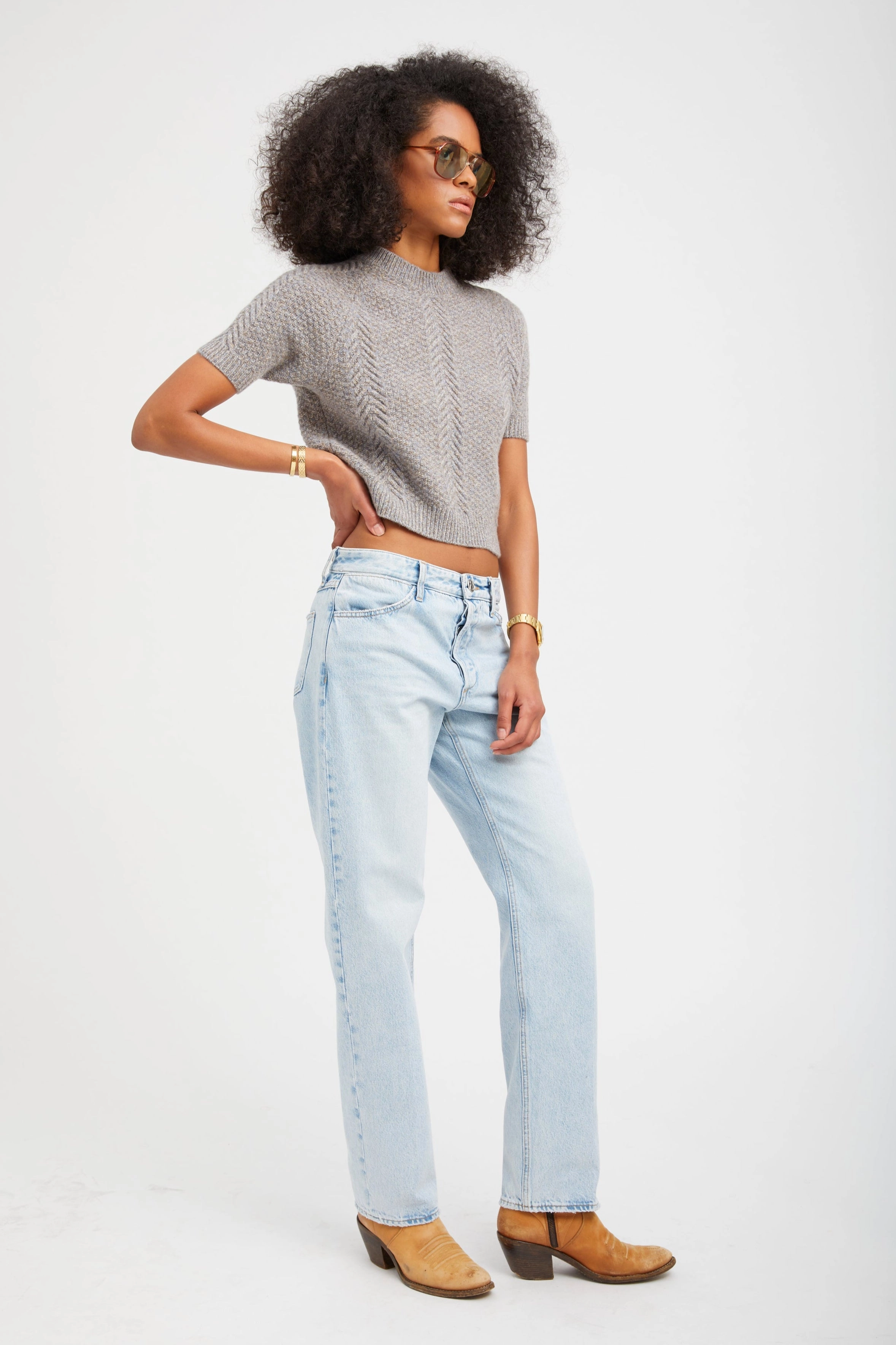 Farah Slim Boyfriend Denim Recycled Polyester