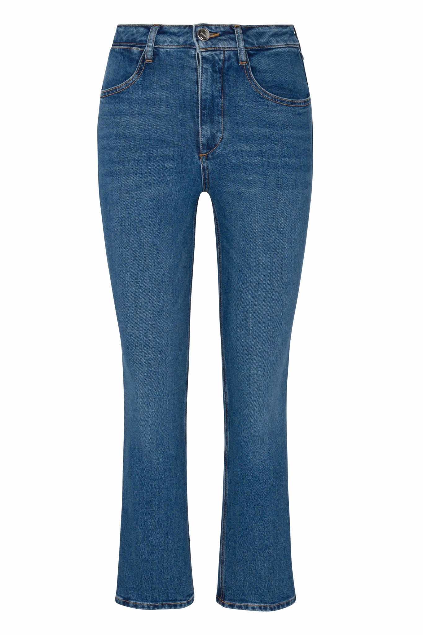 Breathable Comfort Fit Charlotte Crop Flare Denim