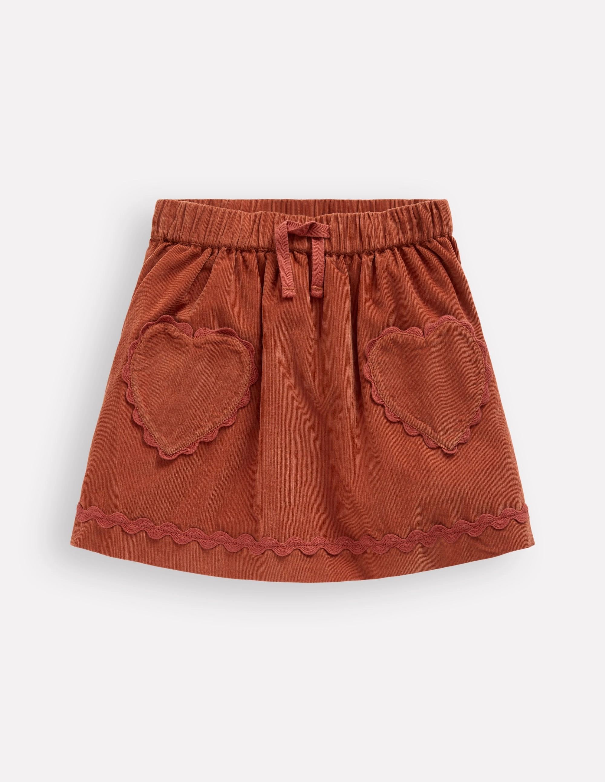 Limited Release Ric Rac Skirt-Barn Red