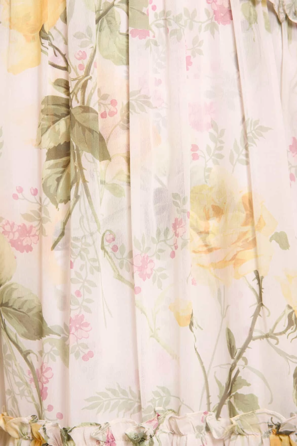 Soft Feel Rose Chiffon Long Sleeve Micro Mini Dress