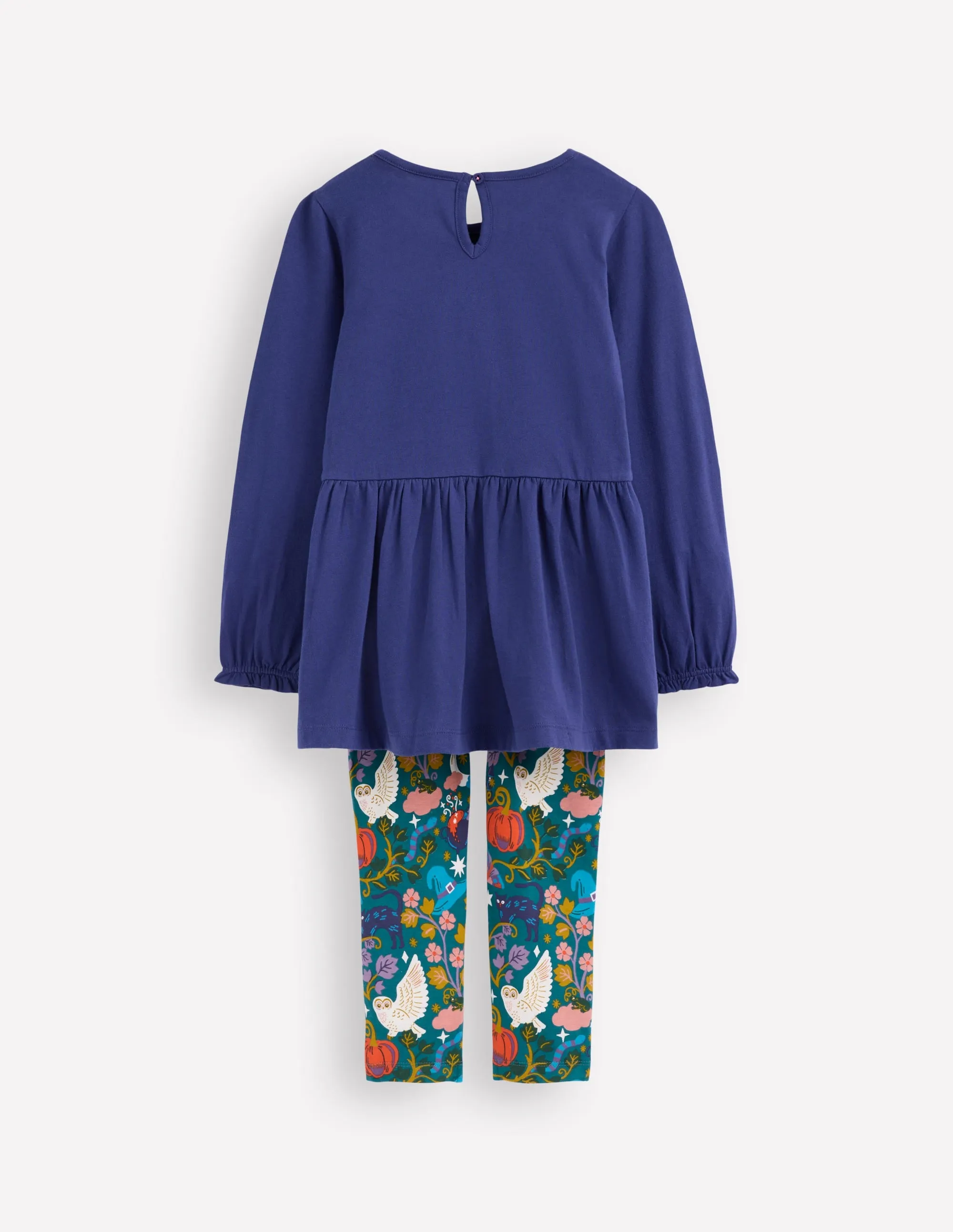 Fun Style Applique Tunic Set-Starboard Blue