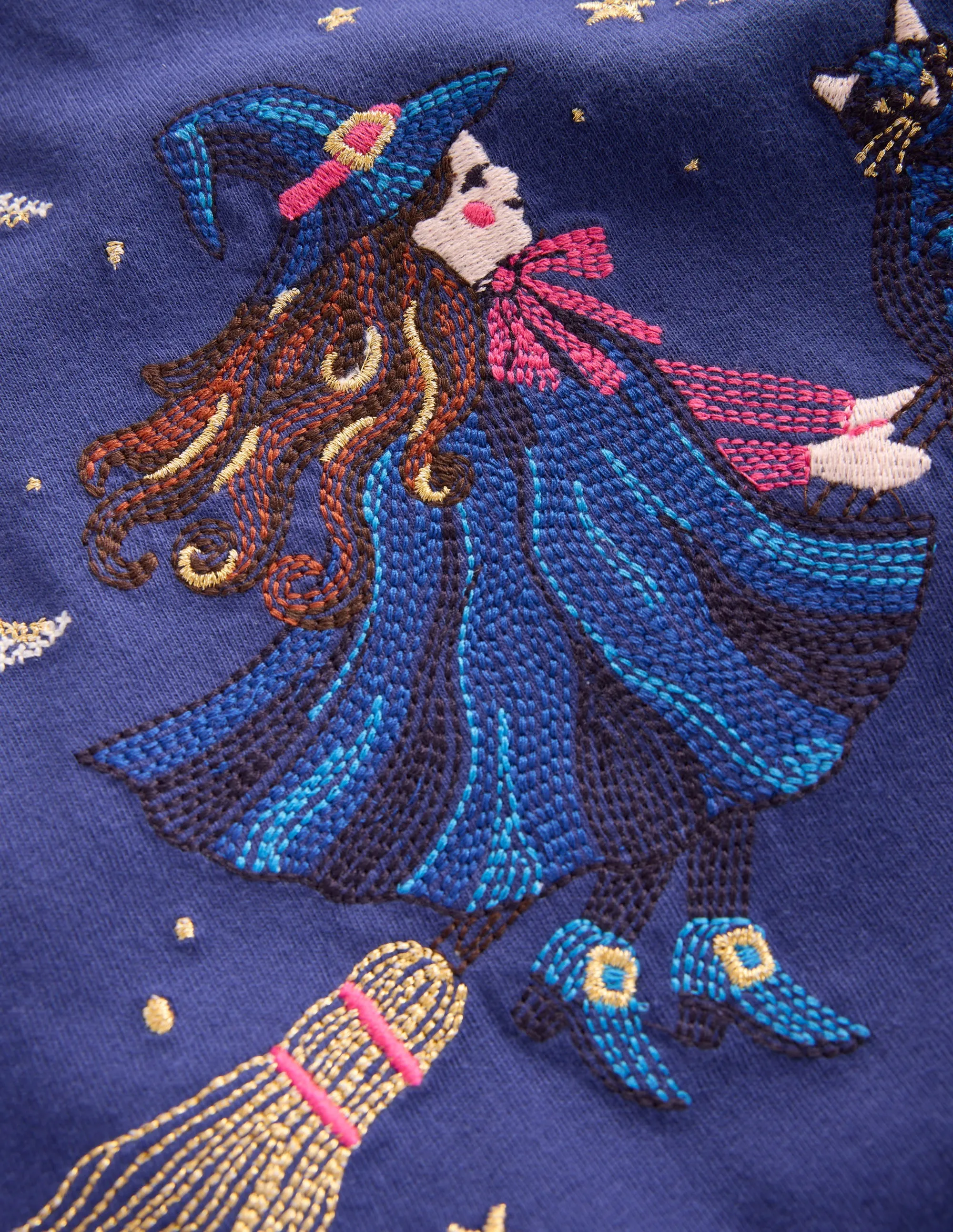 EcoFriendlyMaterial Trendy Apparel Applique Tunic Set-Starboard Blue