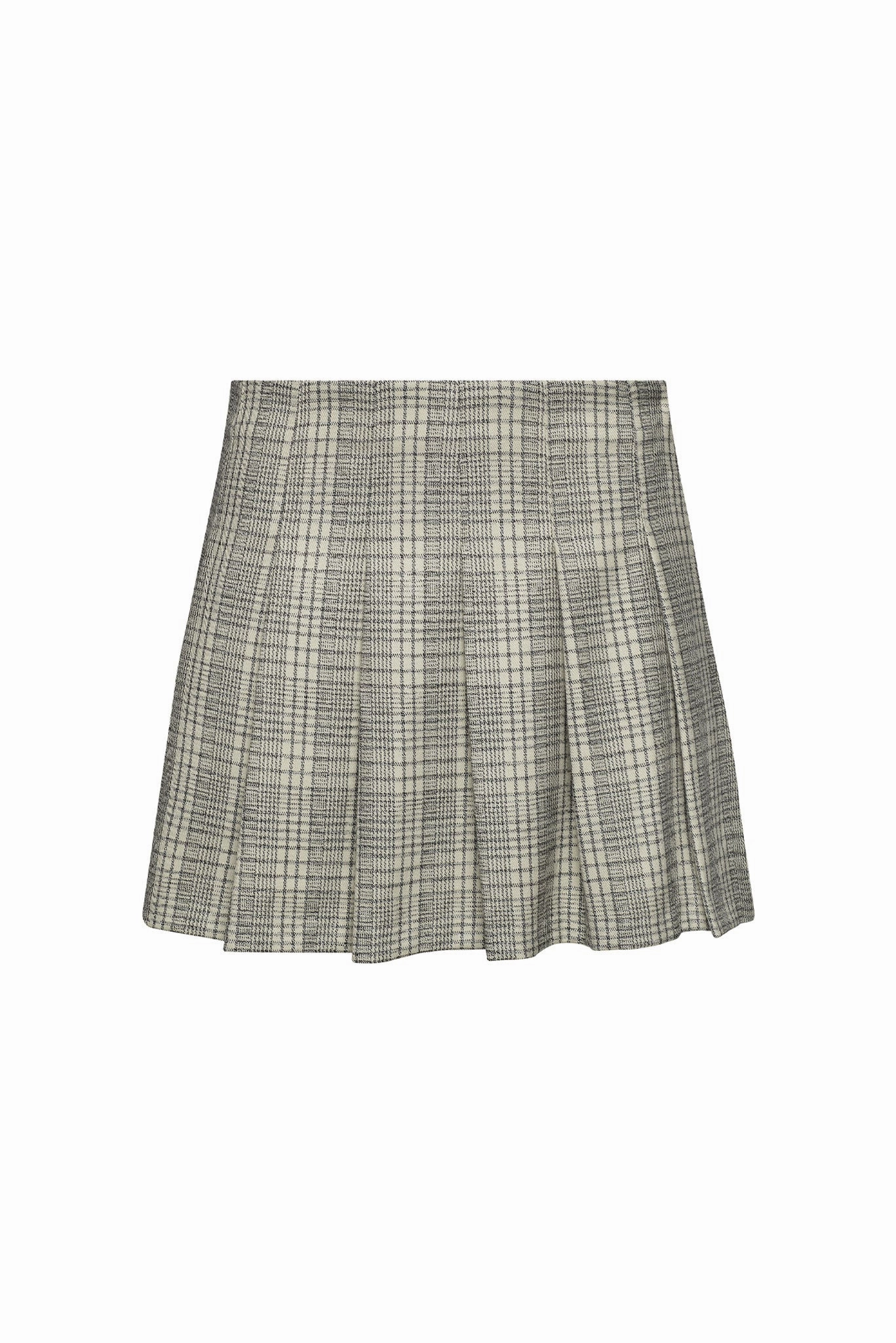 Minimalist Trim Water Resistant Sloane Mini Skirt Plaid - Kensington