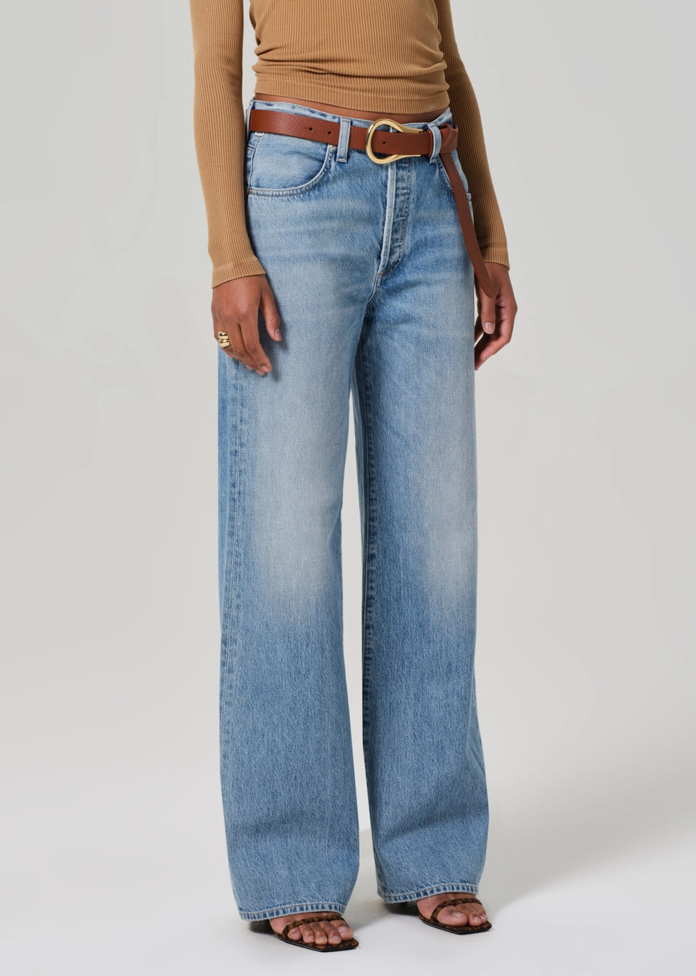 Light Wear Annina High Rise Wide Leg 30" in Meuse