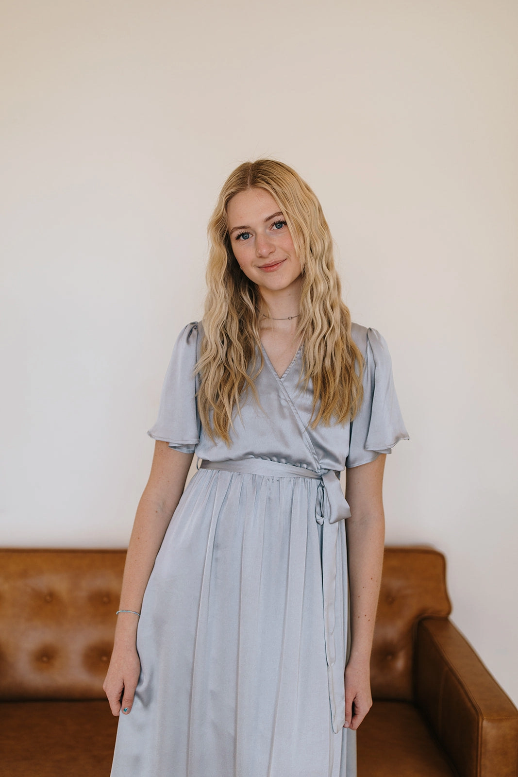 Karlie Dress Layered-Sleeve