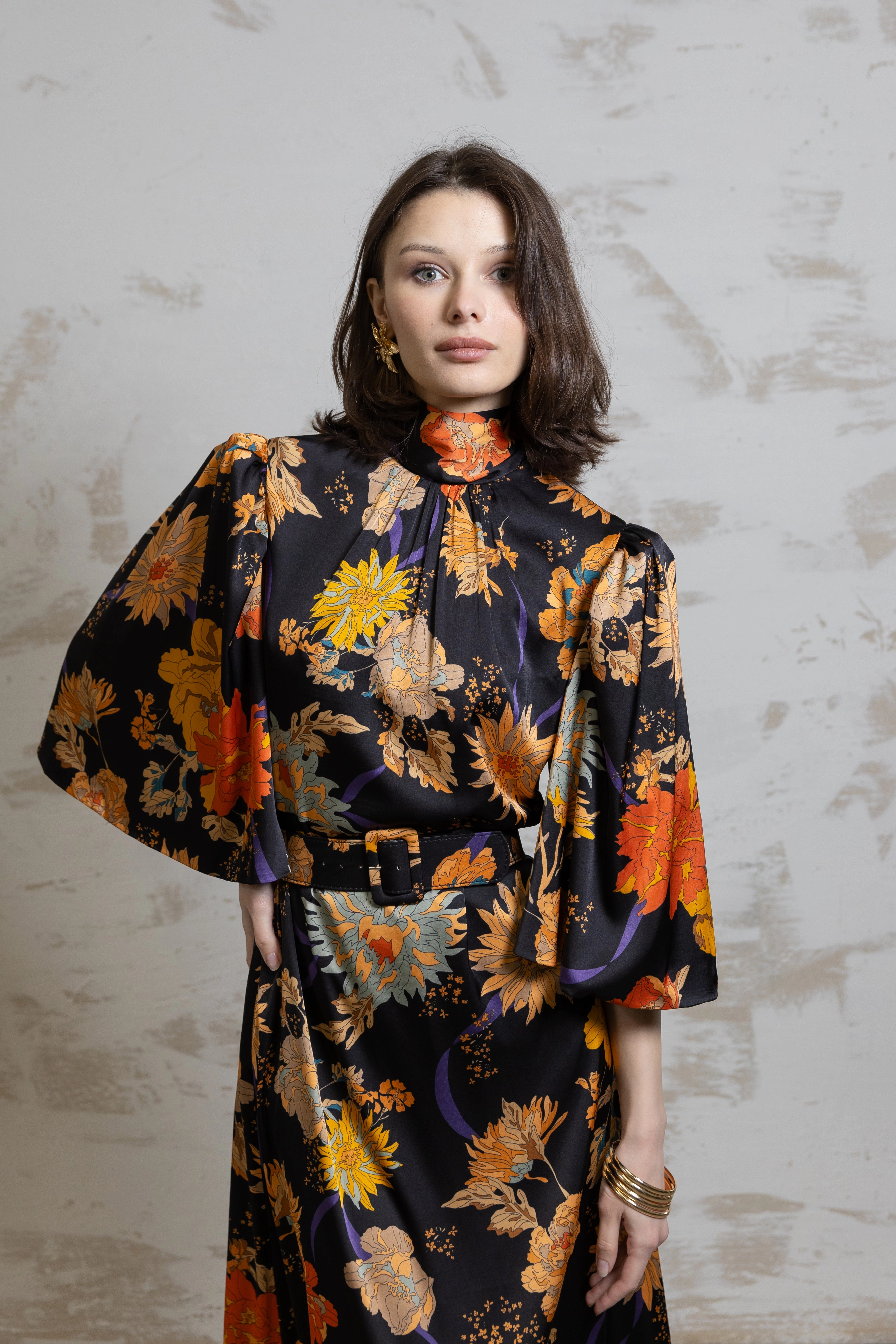 Breezy Comfort Scarlette Midi Floral Dress