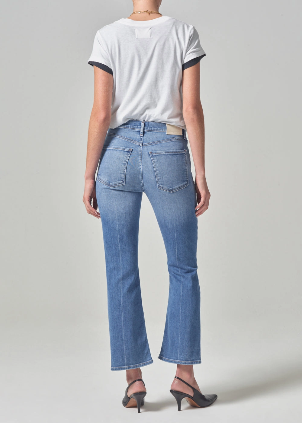 Isola Mid Rise Cropped Boot in Splendor Brunch Outfit Summer Vibes Versatile Simple Detail