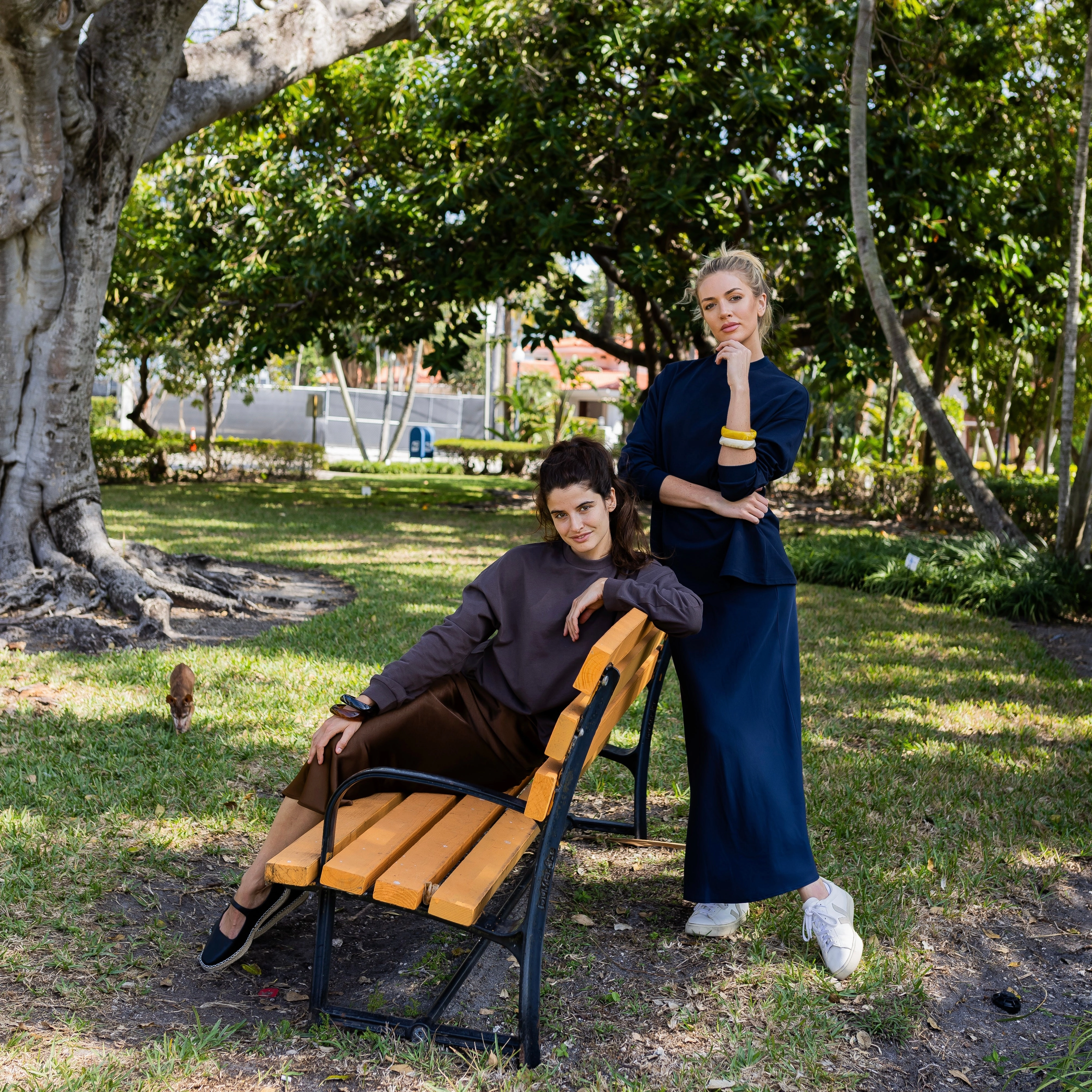 Twist Front Midi Slip Skirt | Chocolate