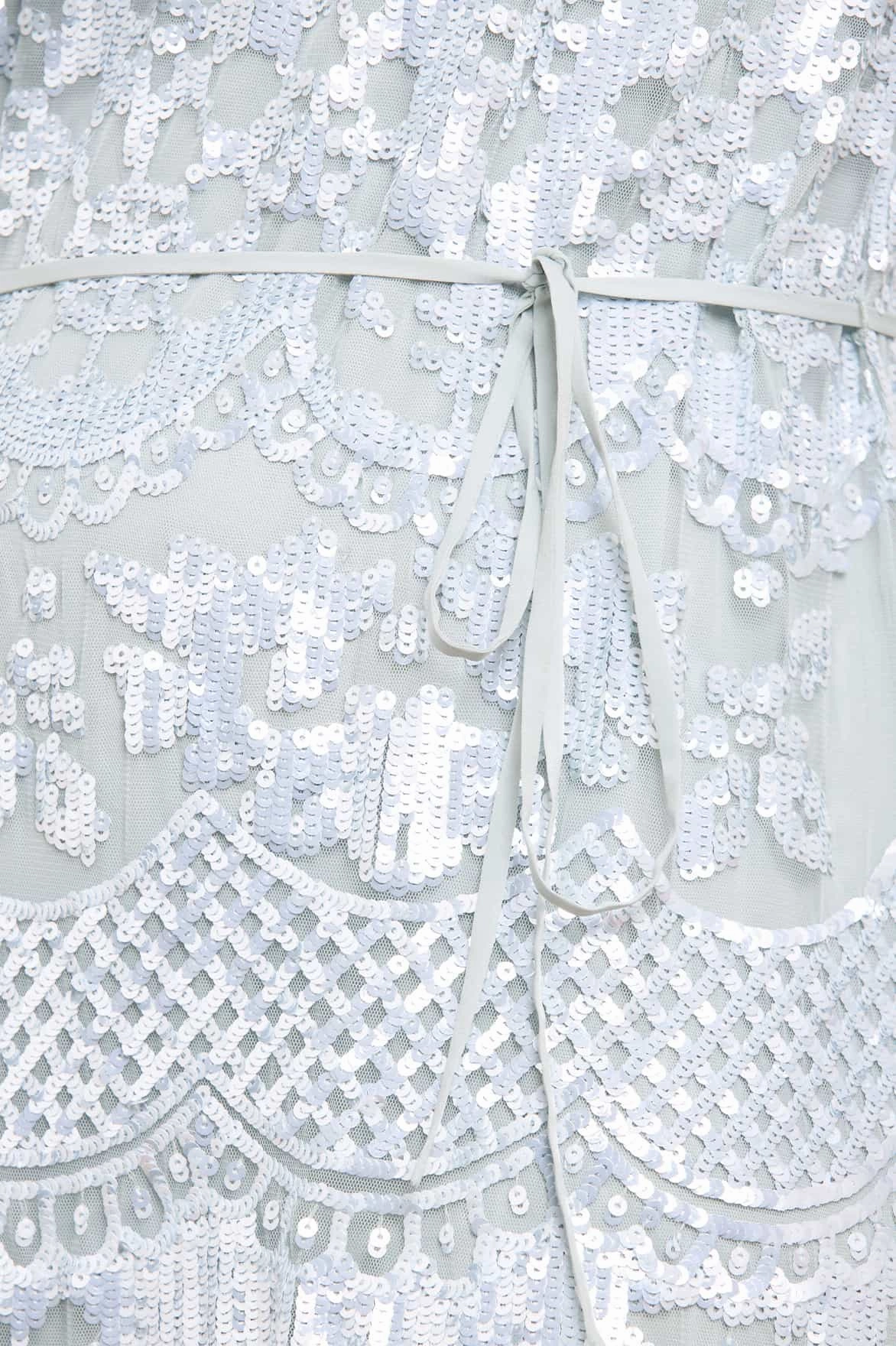 Peace Glow Snowdrop Ankle Gown