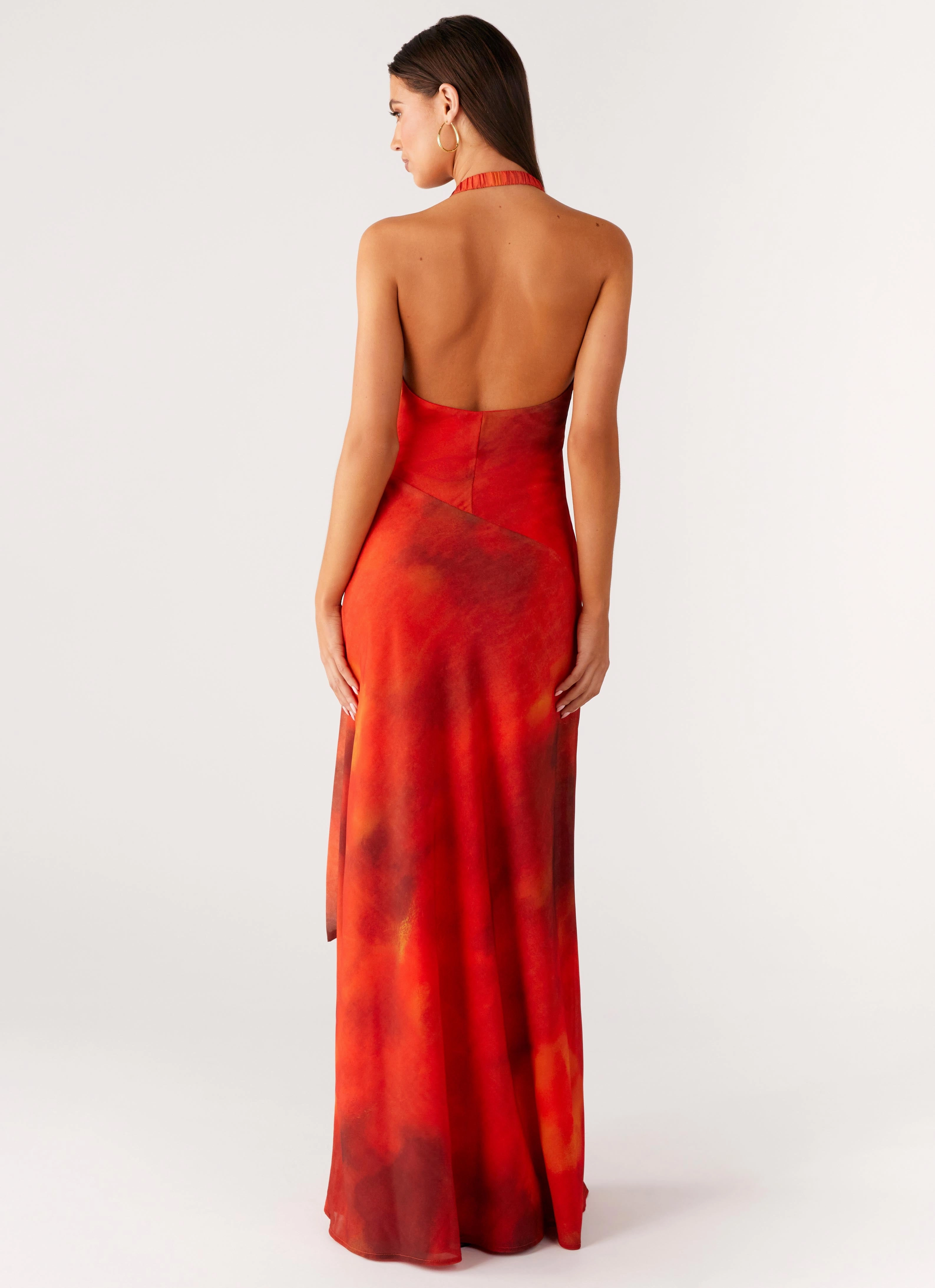 So Chic Maxi Dress - Scarlet Blur