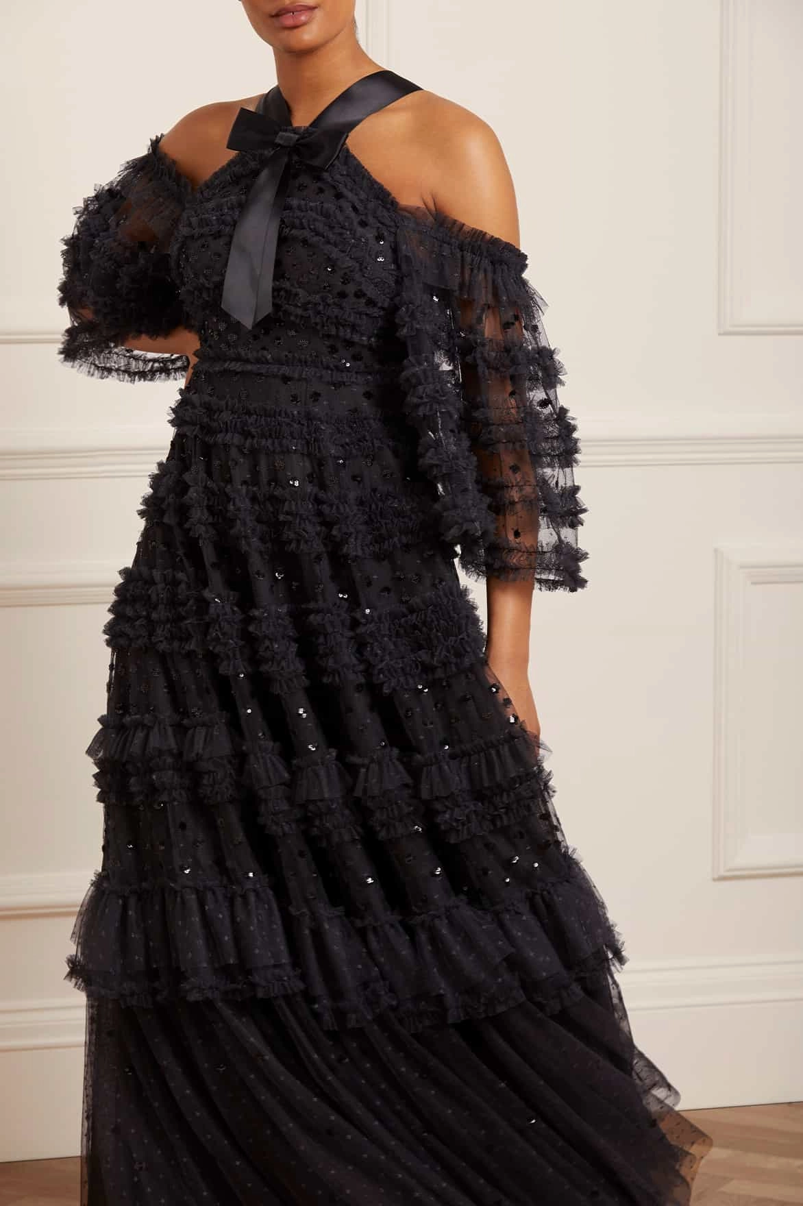 Sharp Fit Vivian Off Shoulder Gown