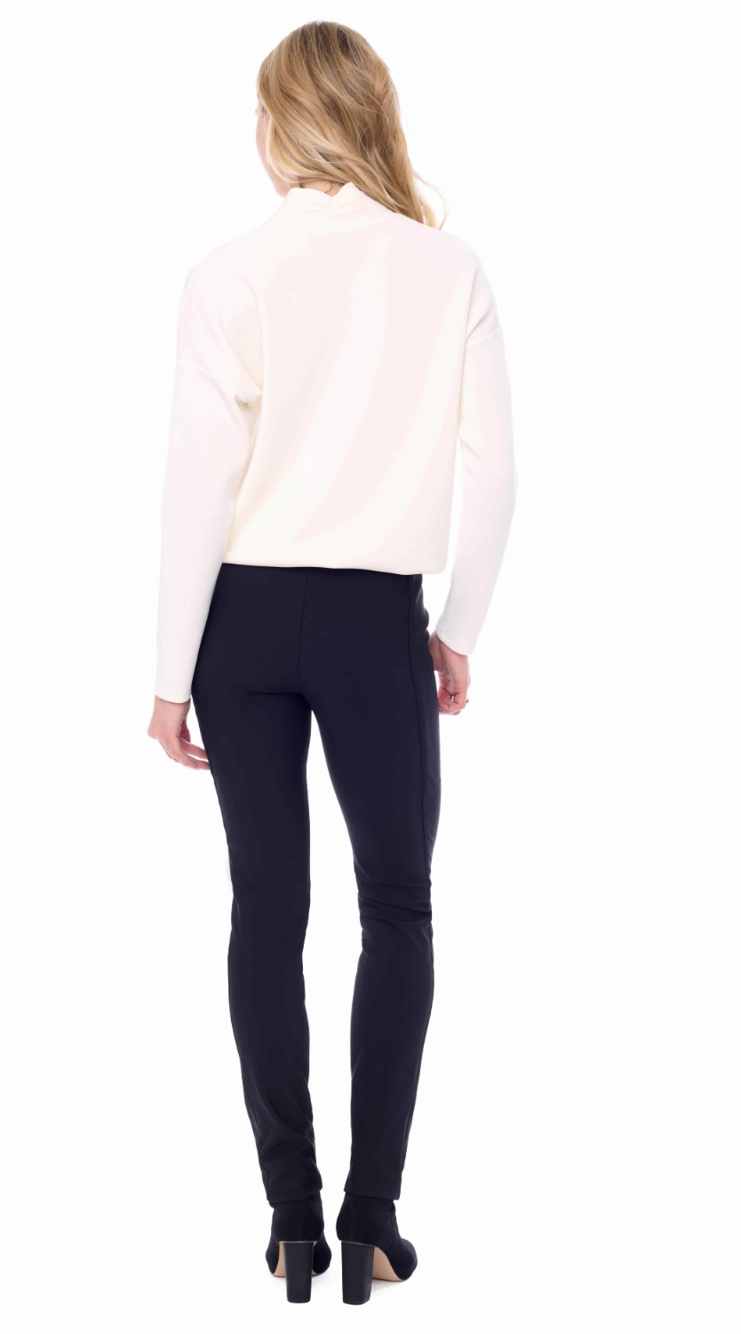 Structured fabric New Precision Ponte Pant in Black