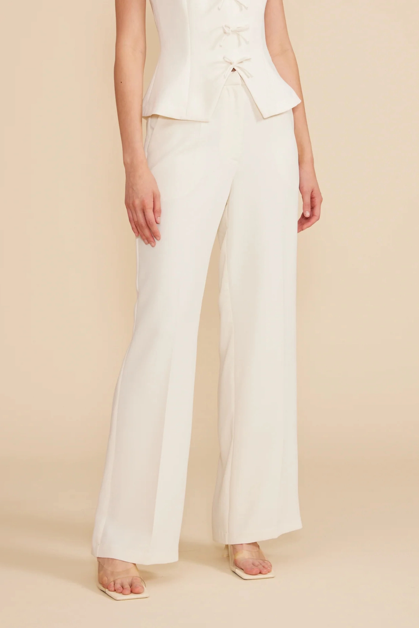 VALLI WIDE-LEG PANTS Comfort Wear Chilly Day Ready