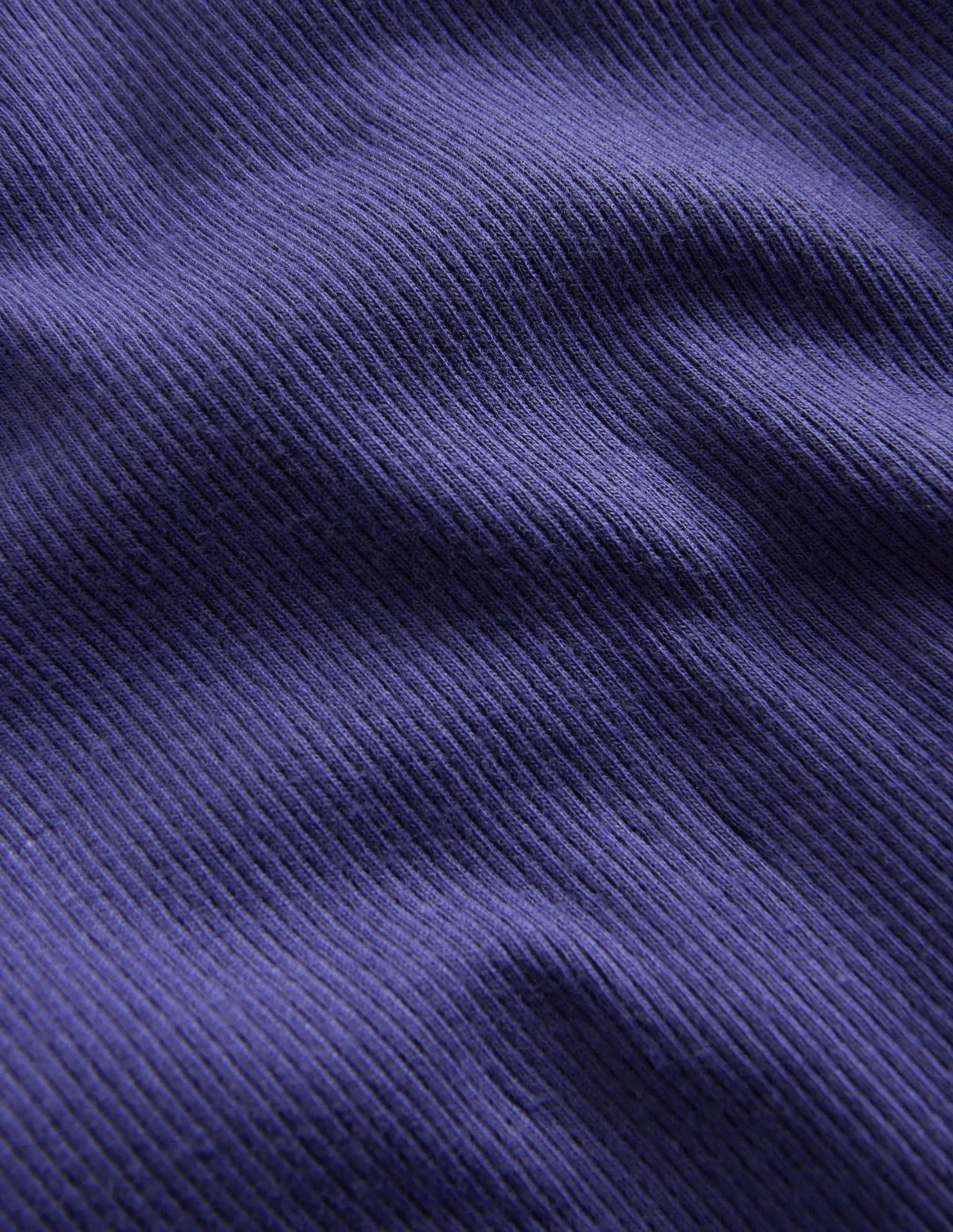 Short Sleeve Ribbed T-shirt-Starboard Blue mix and match