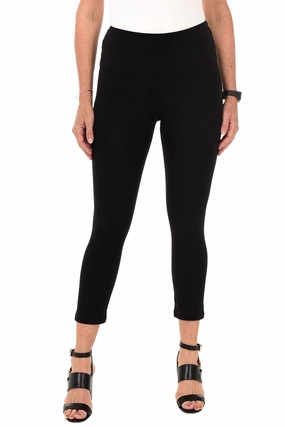 Solid Cropped Legging Classic Fit Everyday Comfort
